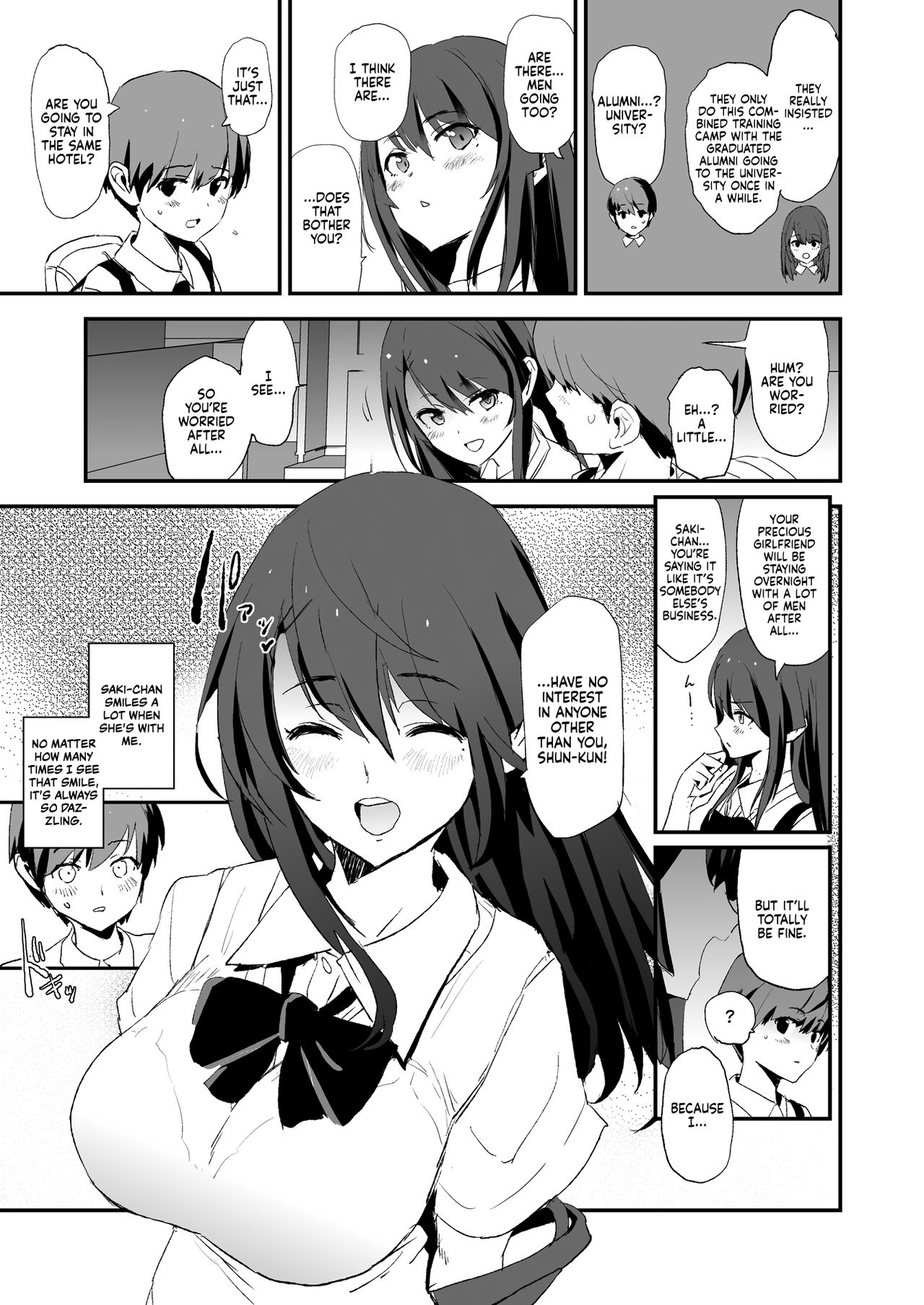 Omae no Nee-chan Onaho Gasshuku Itteru Rashii ze | It seems your girlfriend is going to the cock sleeve camp page 6 full