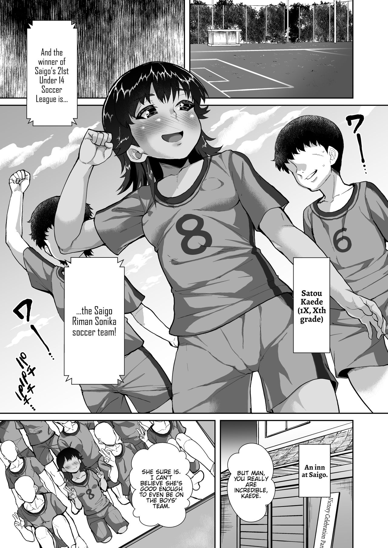 Kaede-chan no Anji de Love Hame Club~Ojisan-tachi ga Saimin Tsukatte Bishoujo ni Tanetsuke Kyousou~ page 2 full