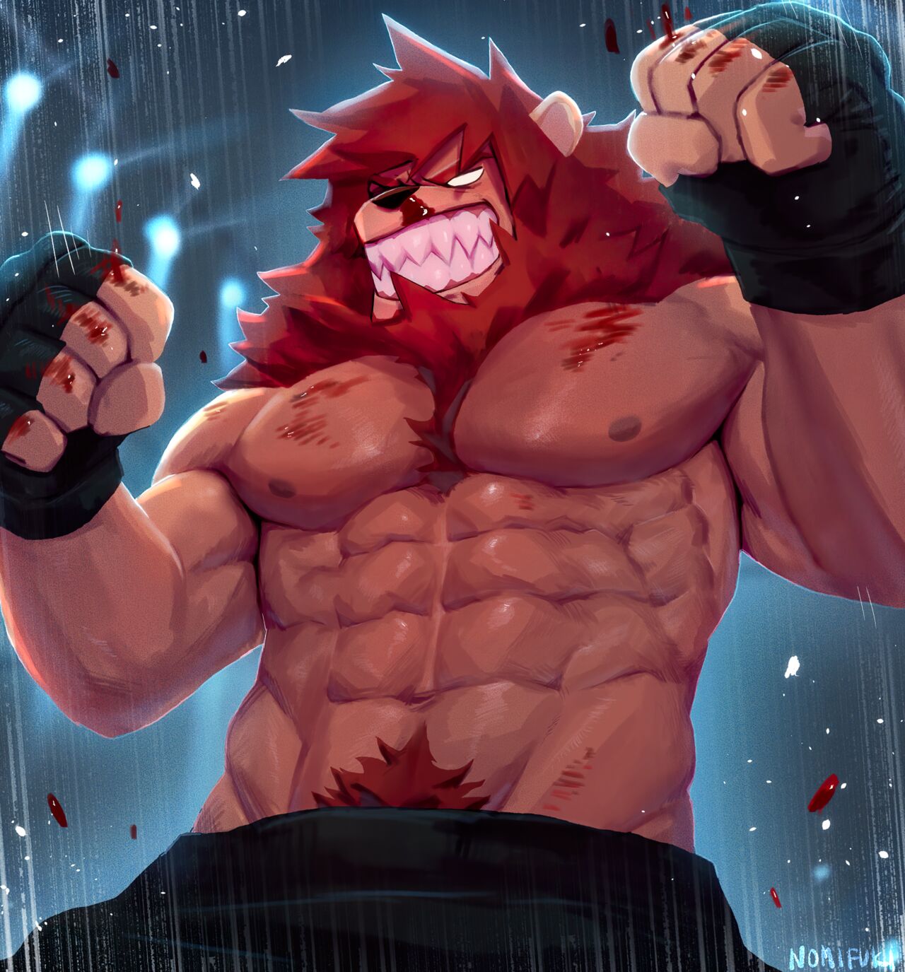 Bear Hug Battle  - YoungSoul vs Hero【夜狗个人汉化】 page 5 full