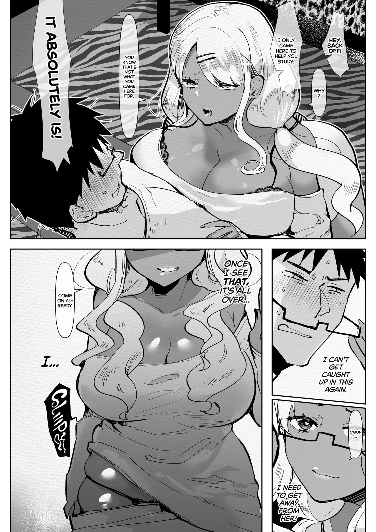 Futanari Kyokon Kuro Gal Kanojo to Benkyou Oheya Date da to Omottara Soku Onaho Atsukai Fukujuu Gyaku Anal nante... page 5 full