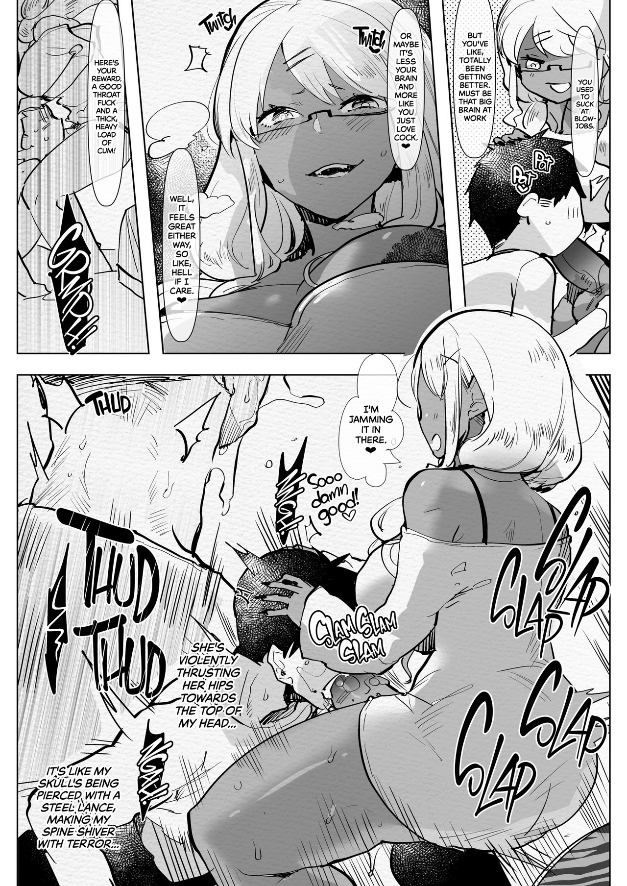 Futanari Kyokon Kuro Gal Kanojo to Benkyou Oheya Date da to Omottara Soku Onaho Atsukai Fukujuu Gyaku Anal nante... page 9 full