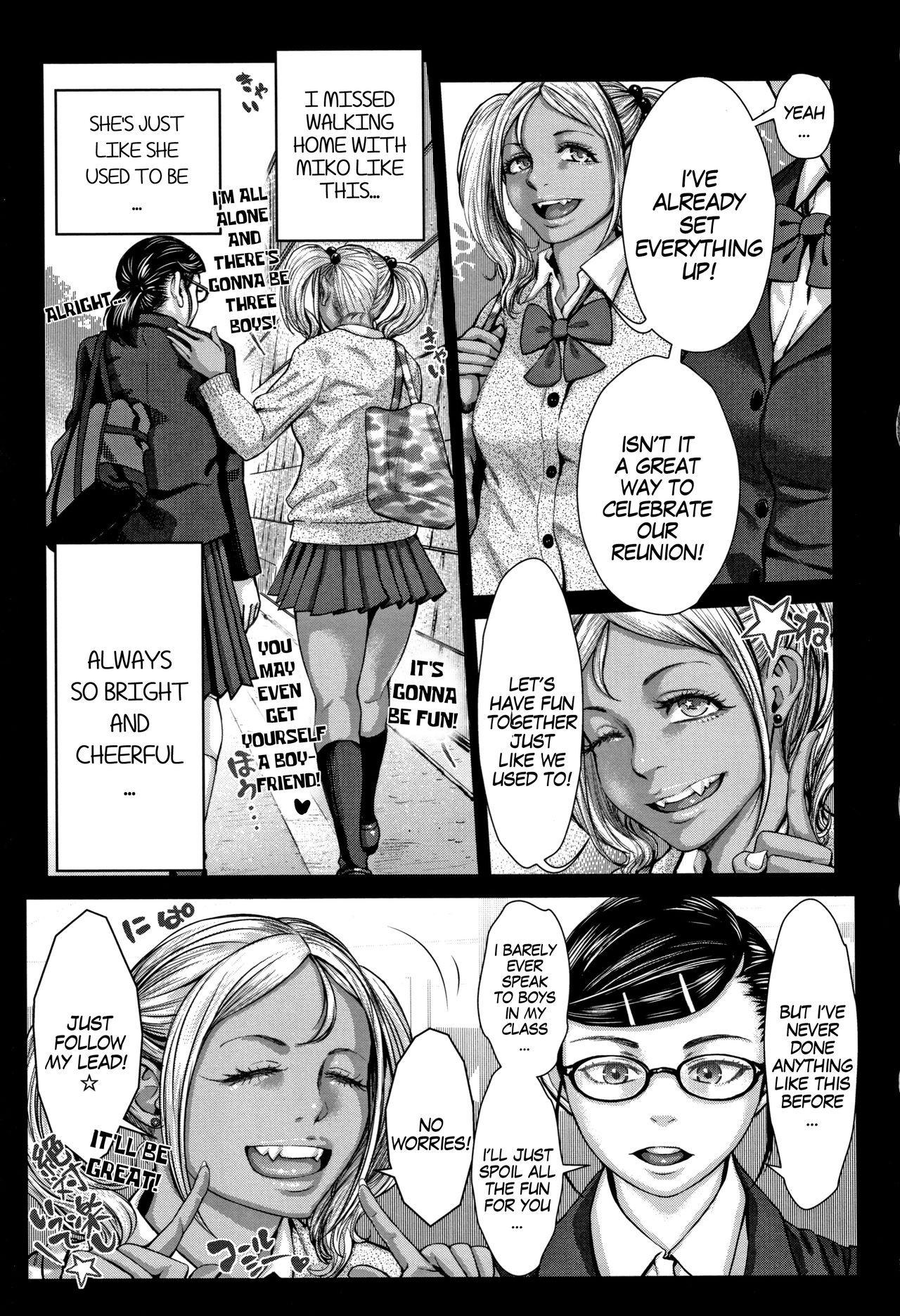 Shiro Gal A-ko to Kuro Gal B-ko no Bitch Nyuumon page 5 full