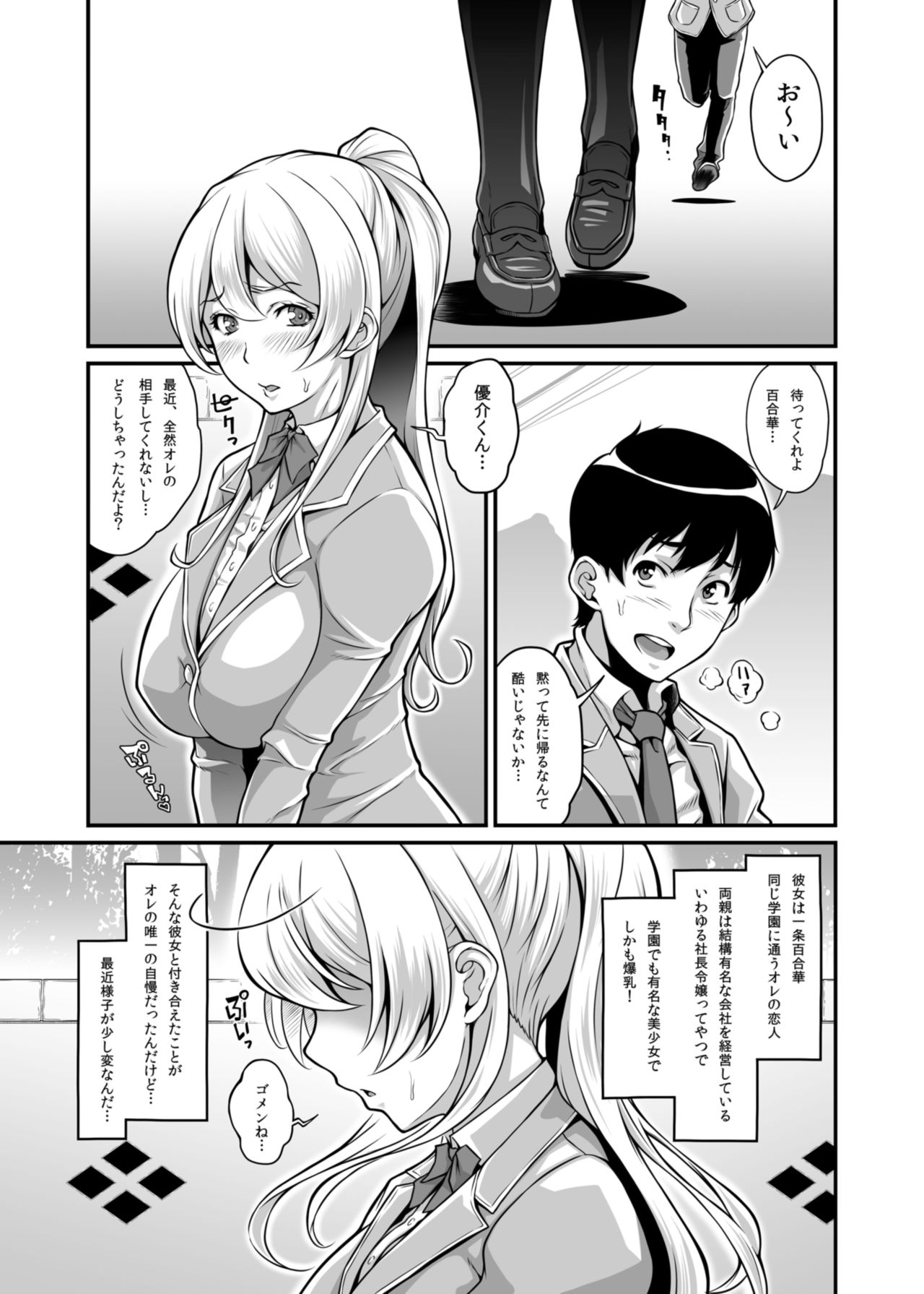 Daraku Reijou Hakoiri Ojou-sama Netorare Choukyou Kiroku page 2 full