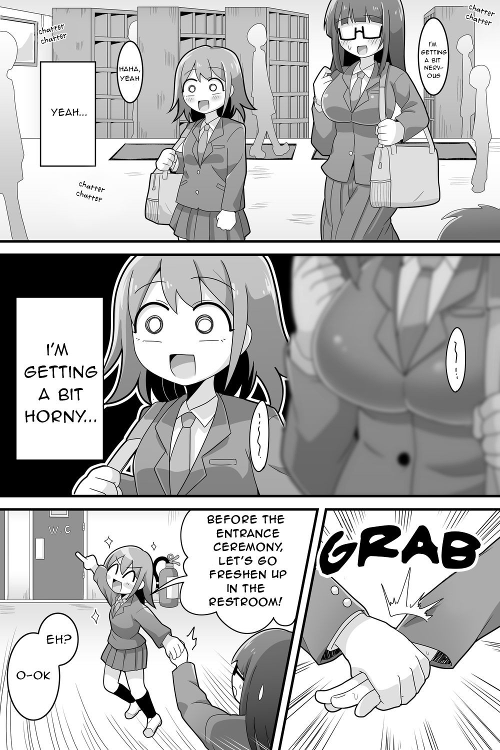 Futanari Dekachin School Life page 3 full