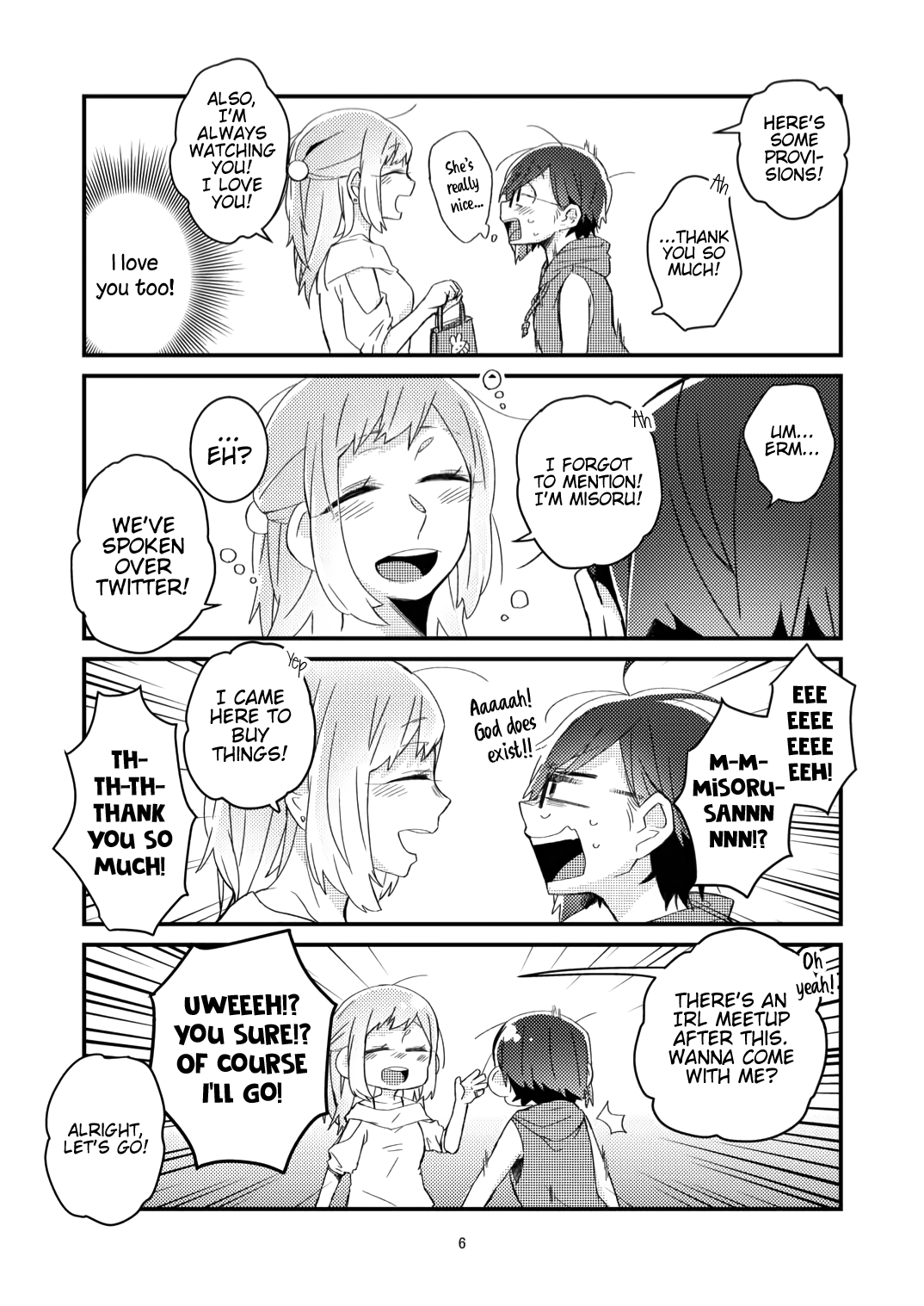 Akogare no Yuri Eshi-san to Off-Pako Shitatta wwwww | I Had IRL Sex with the Yuri Artist I Admire wwwww page 4 full