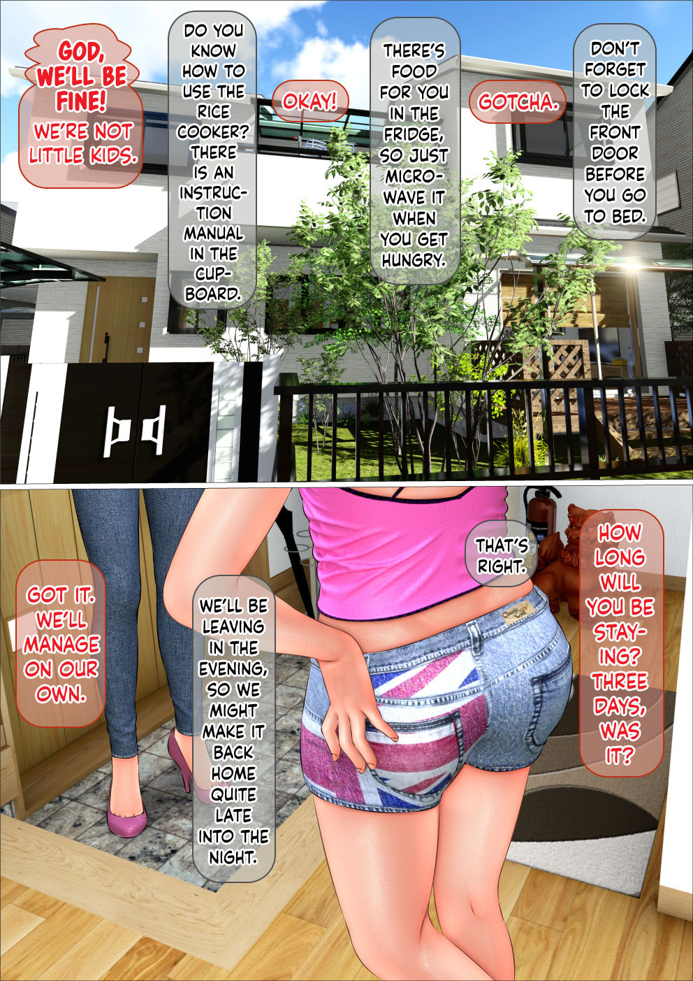 Gal na Imouto to Rusuban shite tara Kinshinsoukan ni DoHamari shita Hanashi | I was House Sitting With my Gal Little Sister, and We Ended Up Fucking Like Rabbits page 4 full