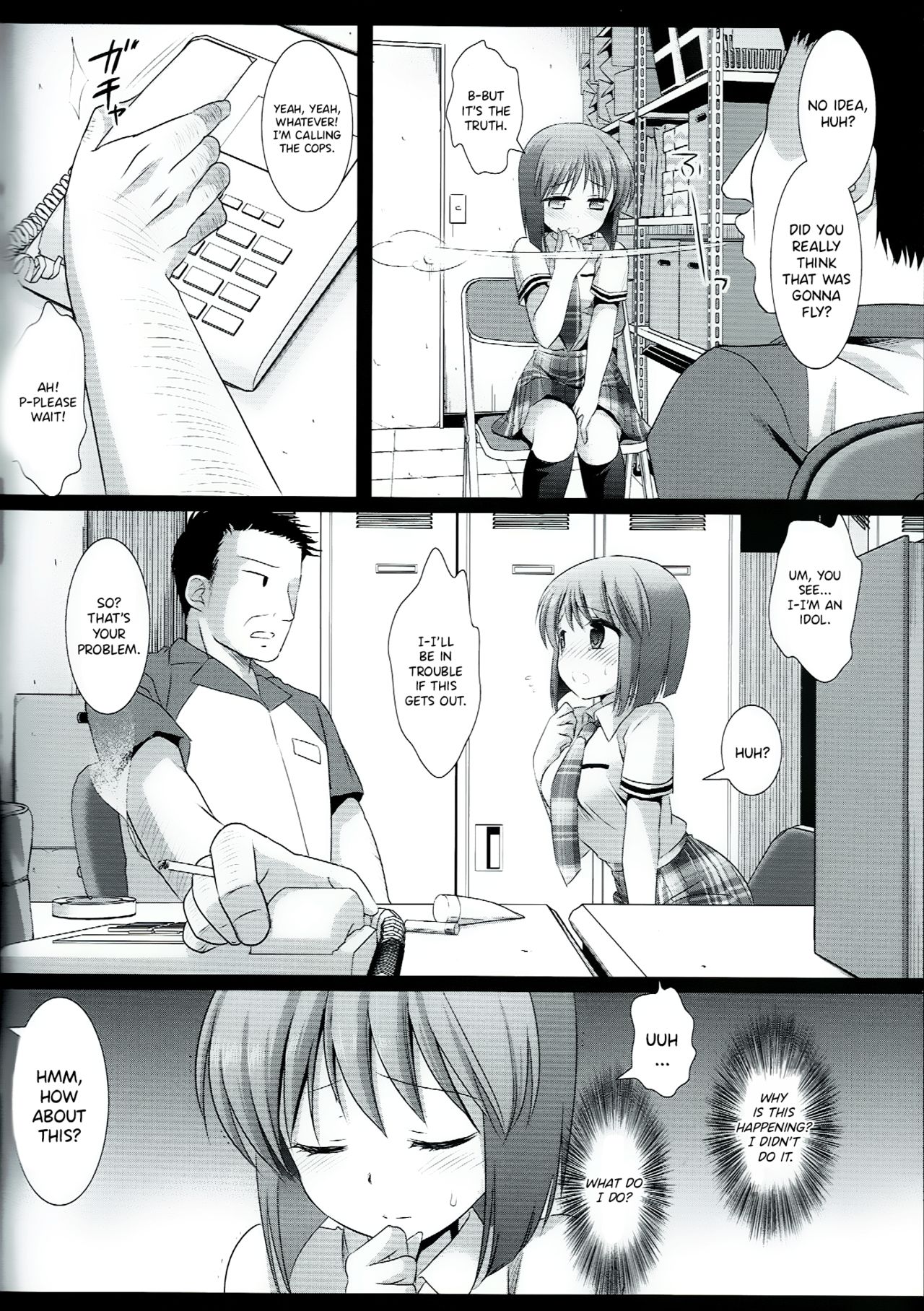 Idol Ryoujoku 8 Hagiwara Yukiho Manbiki Rape page 5 full