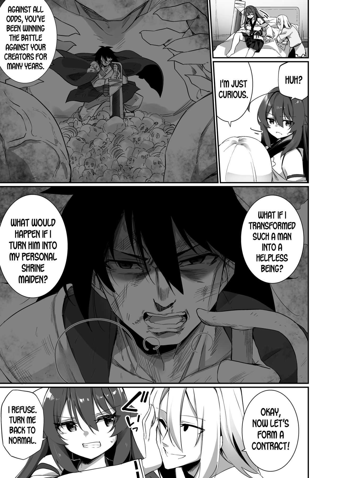 TS Miko-san wa Aragaitai! page 6 full