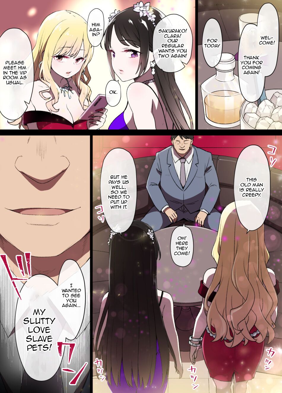 Sassy Cabaret Girl Hypnosis page 1 full