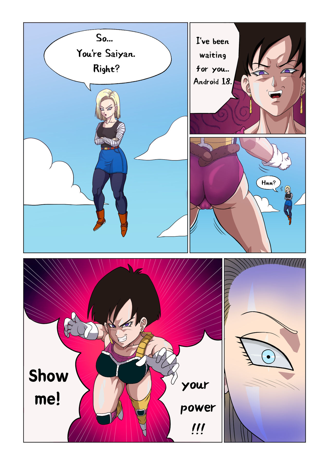 Android 18 vs Baby page 2 full