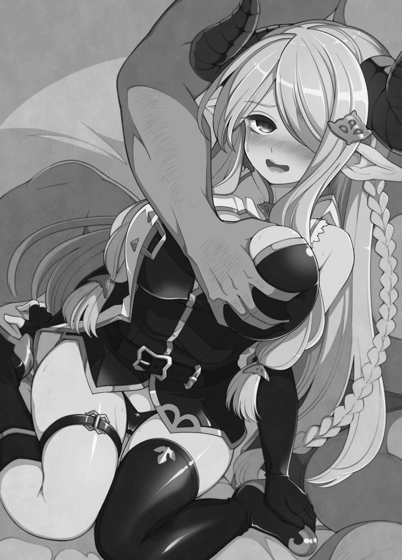 Mesu Draph o Damashite Pakoru Ohanashi | 将角人族美少女骗去啪啪啪 page 3 full