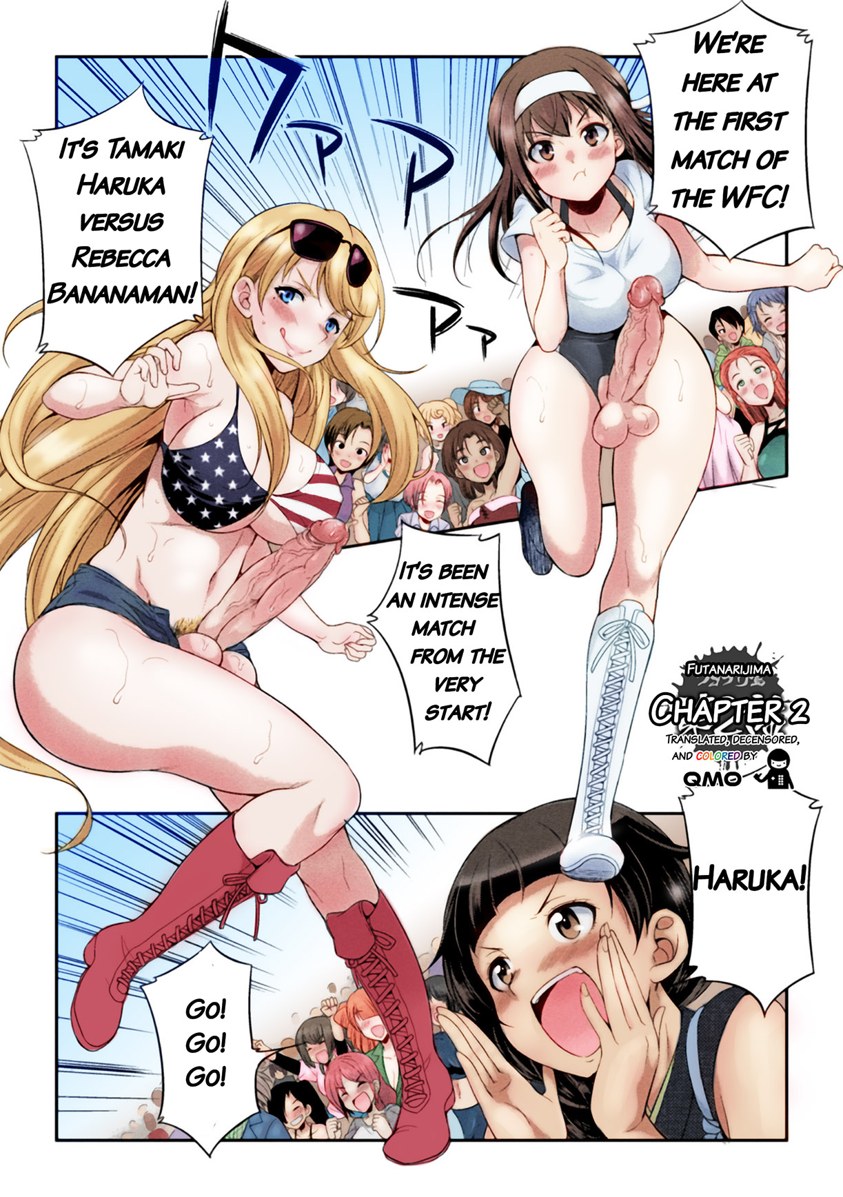 Futanarijima ~The Queen of Penis~ Ch. 2 page 1 full