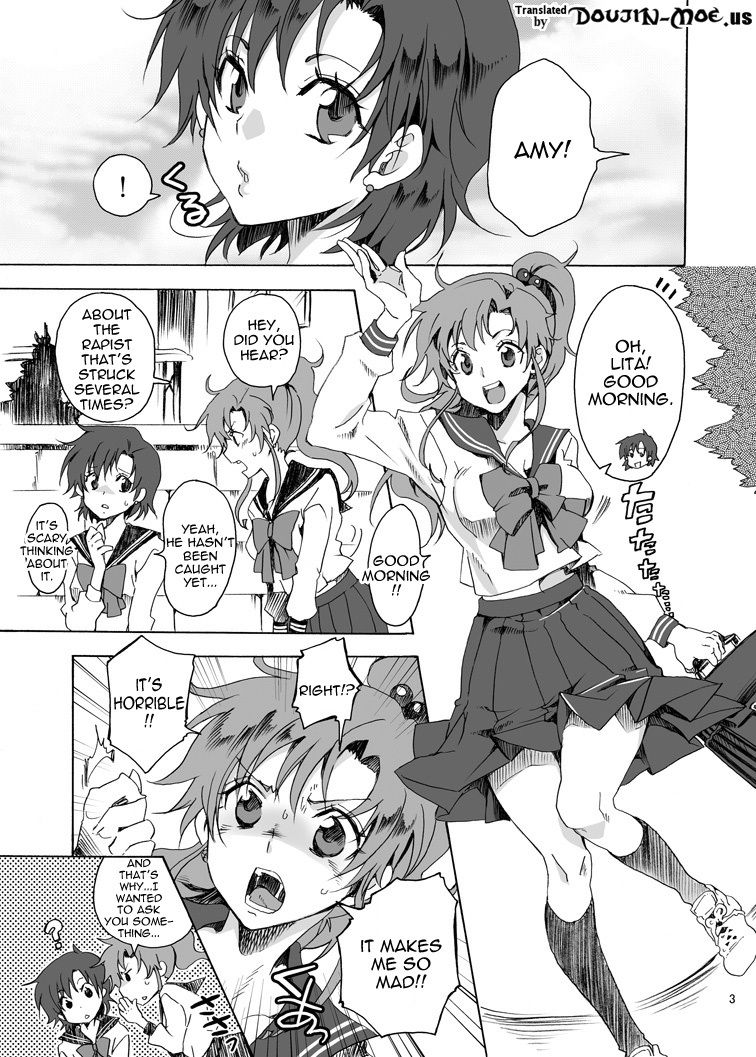 Bishoujo senshi ni oshioki! ~ Shokushu-hen ~ ! | Punish the Pretty Sailor Soldiers ~Love and Justice~ page 2 full