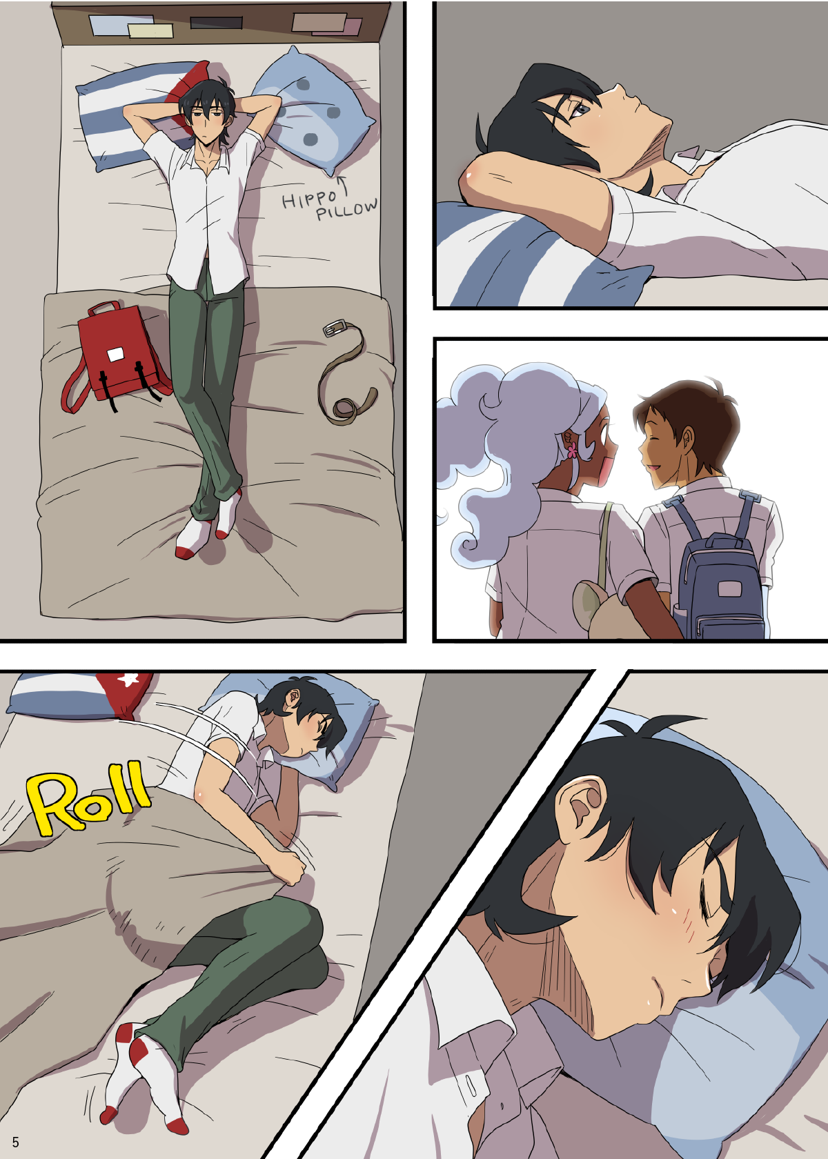 High School AU page 6 full