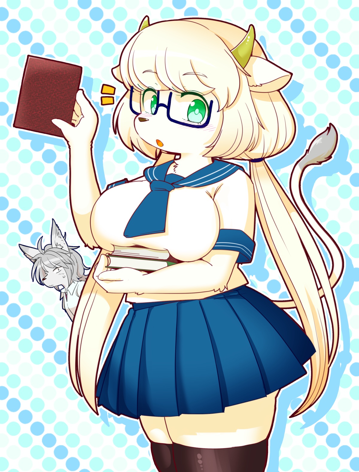 Ushi Lolikyonyu no Ushidou Senpai page 1 full