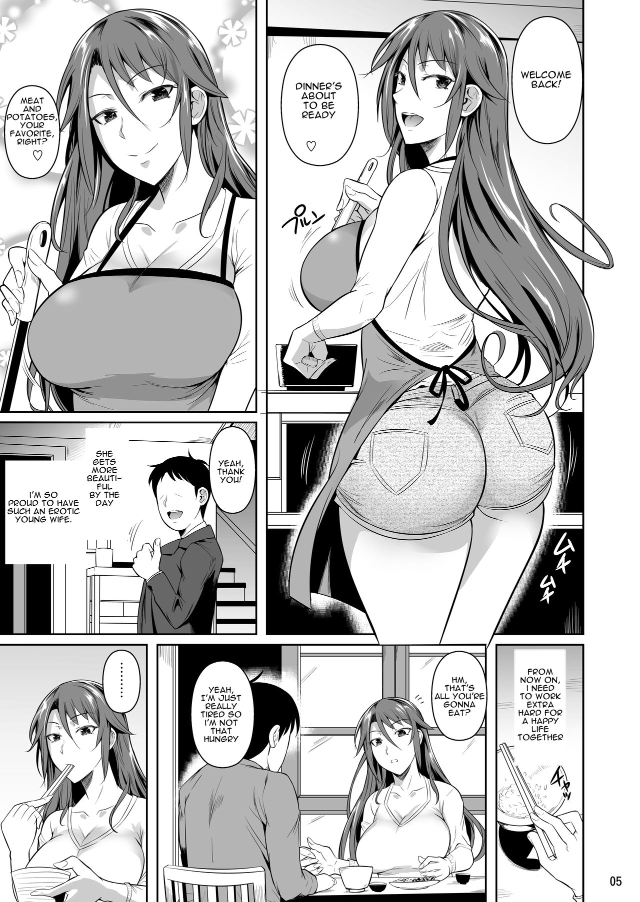 Ana Zuma 3: Motoyan Osanazuma ga Ochita Wake | Wife's Holes 3: The Fall of a Young Ex-Yankee Wife page 6 full