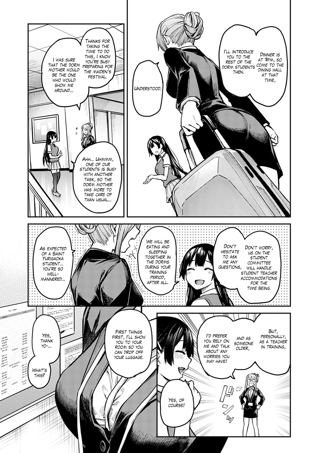 [Michiking] Ane Taiken Jogakuryou 1-11 | Older Sister Experience - The Girls' Dormitory [English] [Yuzuru Katsuragi] [Digital] Hentai - Raw  169