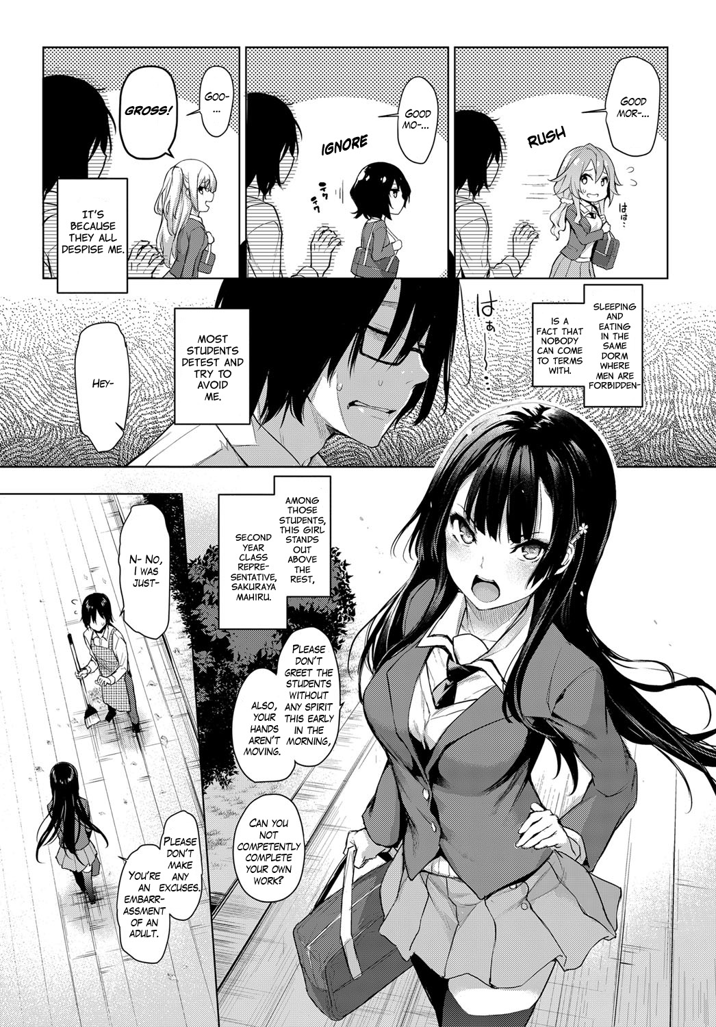 [Michiking] Ane Taiken Jogakuryou 1-11 | Older Sister Experience - The Girls' Dormitory [English] [Yuzuru Katsuragi] [Digital] Hentai - Raw  3