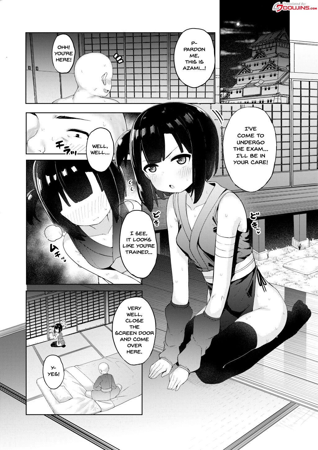 Kunoichi Azami ga Ochiru Made | Until The Female Ninja Azami Falls page 3 full
