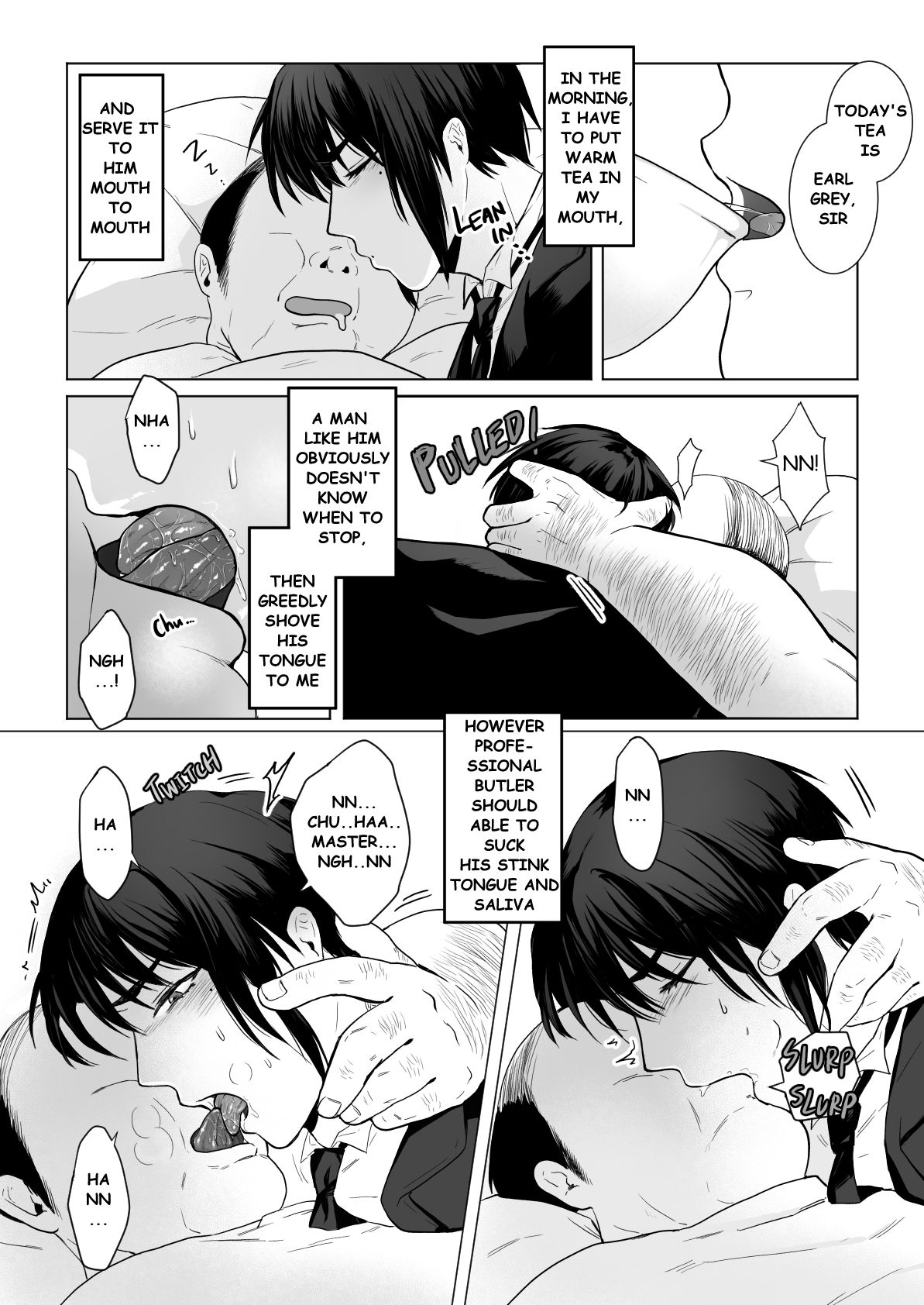 Junjin no Koto ga Daikirai na Shutsuji no Nukari no Nai Seishori Gyoumu | Perfect Sexual Assistant of Butler Who Detest the Master page 4 full