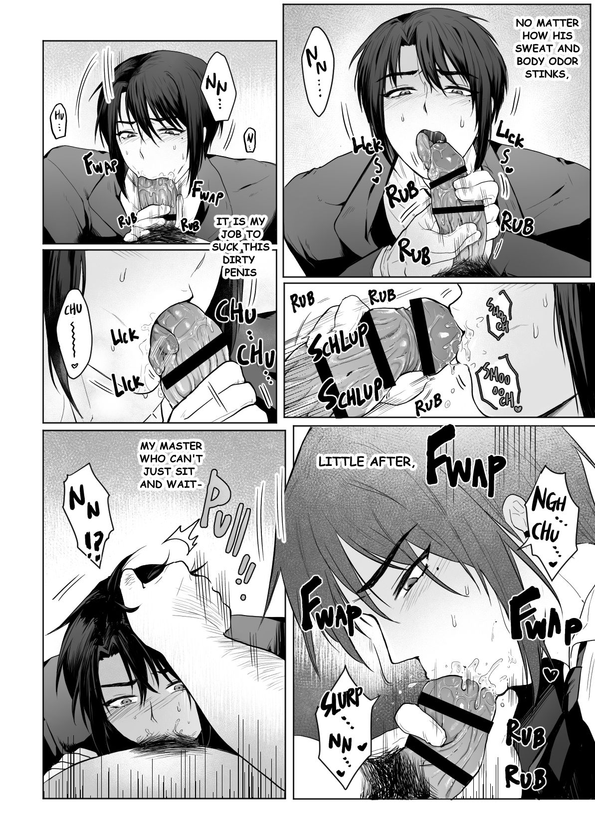 Junjin no Koto ga Daikirai na Shutsuji no Nukari no Nai Seishori Gyoumu | Perfect Sexual Assistant of Butler Who Detest the Master page 6 full