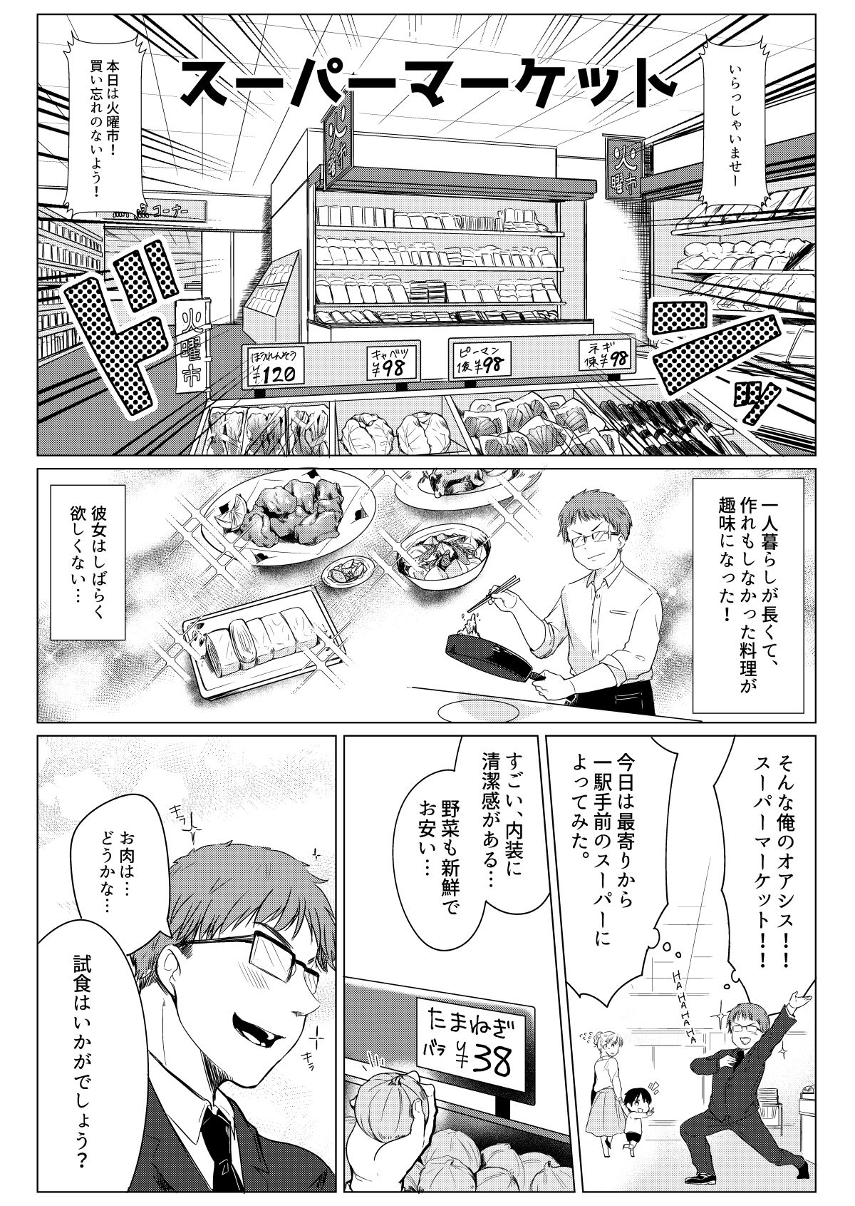 Dame Shain Fushimi-kun wa, Shishoku Corner no Batsuichi Kyonyuu no Aya-san o Ajimi Dekirunoka!? page 3 full