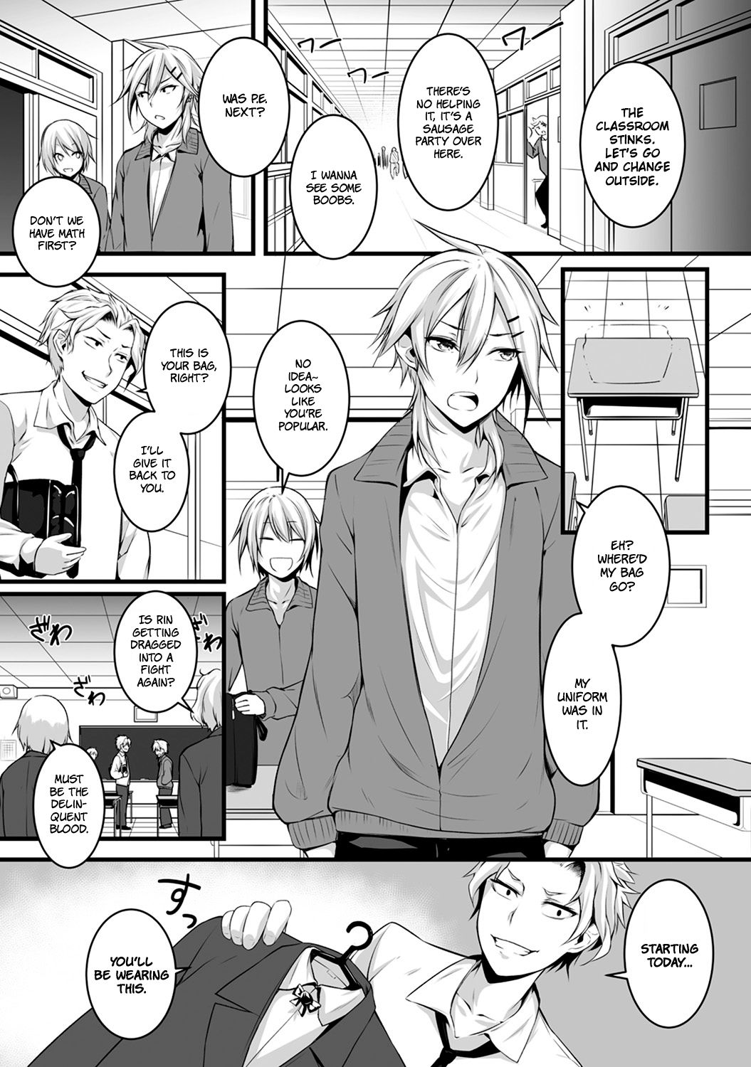 Ore wa Kyou kara Cinderella Aite wa Otoko. Ore wa Onna!? | From now on, I’m Cinderella. My Partner is a Man and I’m a Woman!? Ch. 1 page 2 full