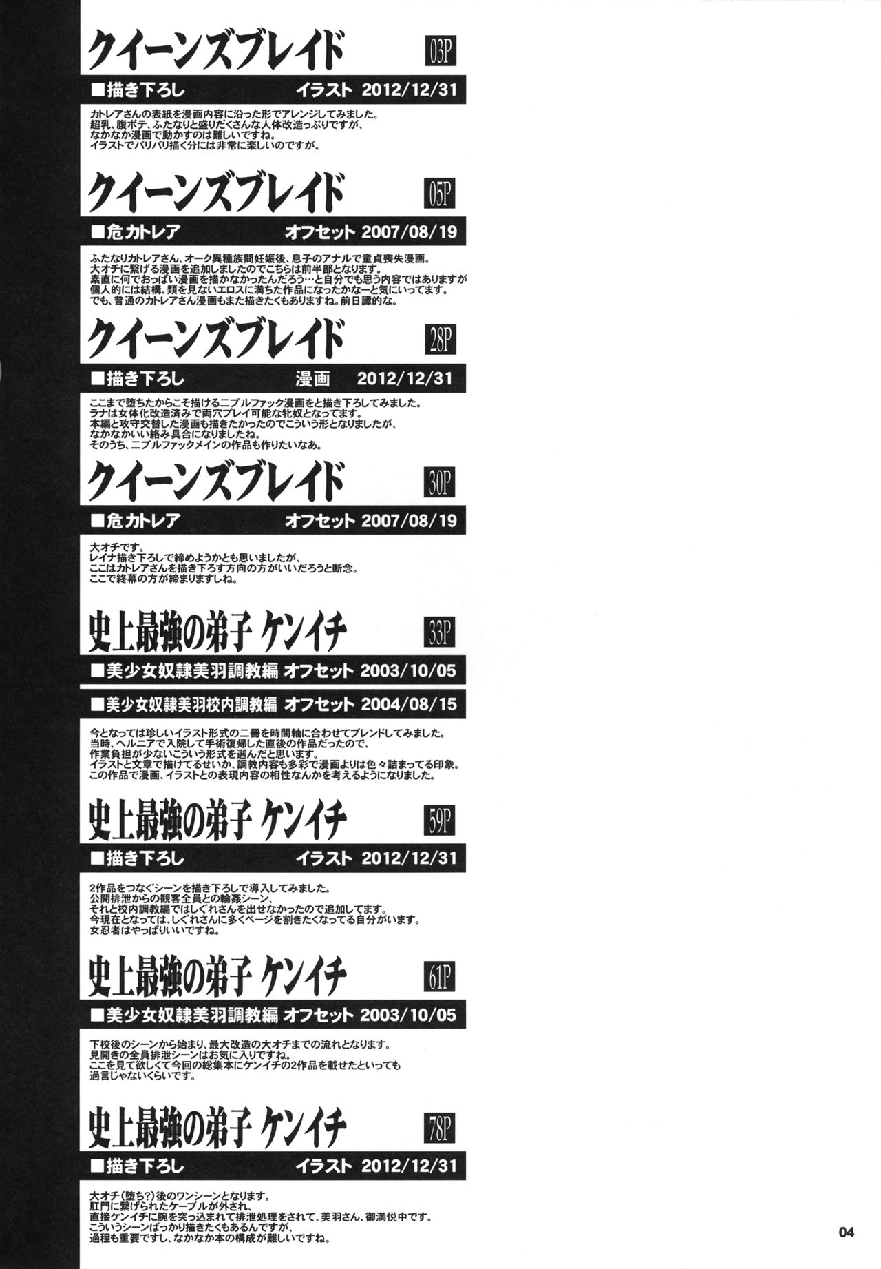 Kiken Shisou Sakuhinshuu 4 Soushuuhon page 4 full