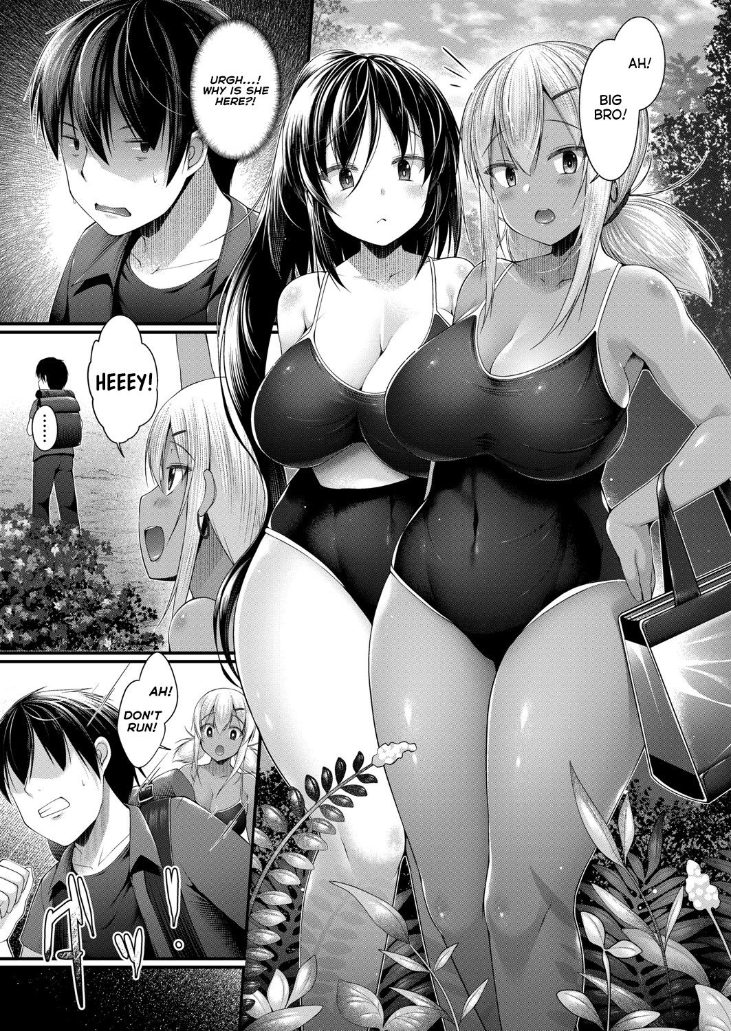 Hitori Camp o Shite itara Kuro Gal JK na Imouto to Imouto no Tomodachi ga Rannyuu shite kita Kekka Zenpen page 5 full