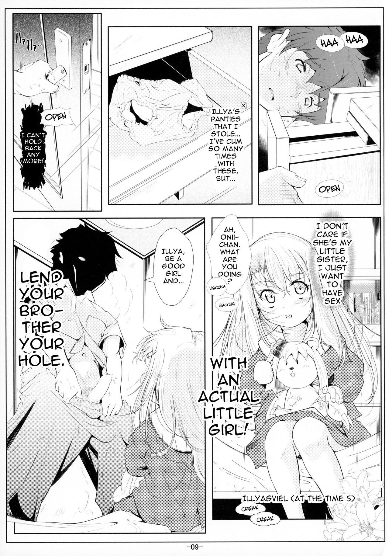 Illya Imouto Onahole Kaihatsu Choukyou | Illya Little Sister Onahole Development Training page 10 full