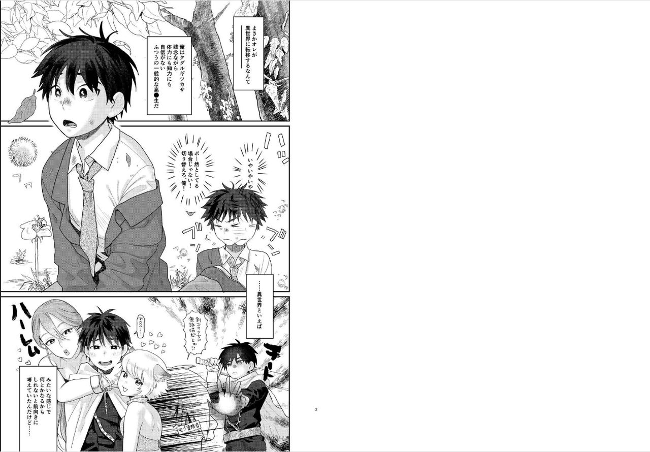 Teni Shita Isekai de Party Kunda Onee-san ni Nazeka Otoko no Ore ga Mesu Atsukai Sareta. page 2 full