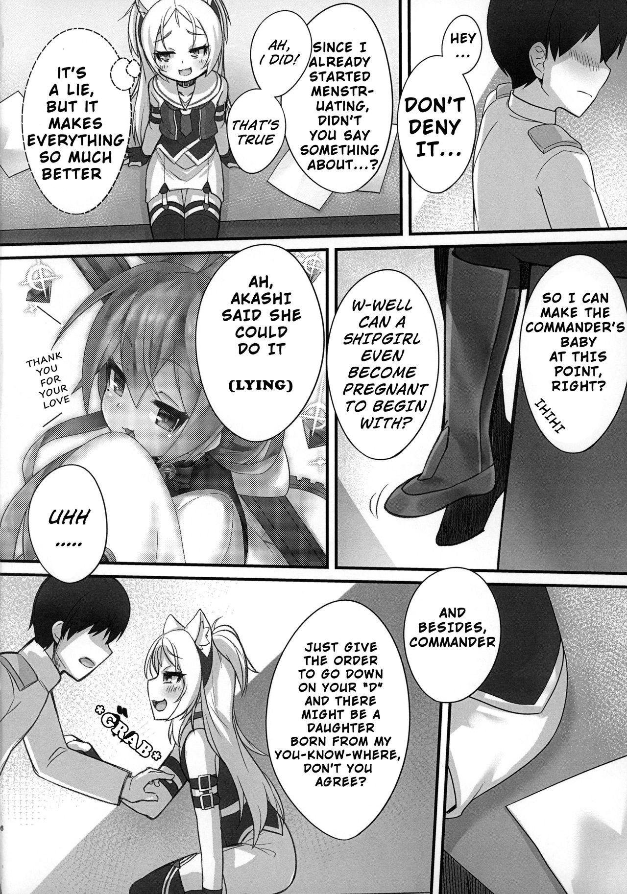 Shikikan-saa~ Kouiu no Suki desho? | Commander, Come On~ Don't You Love It Like This? page 5 full