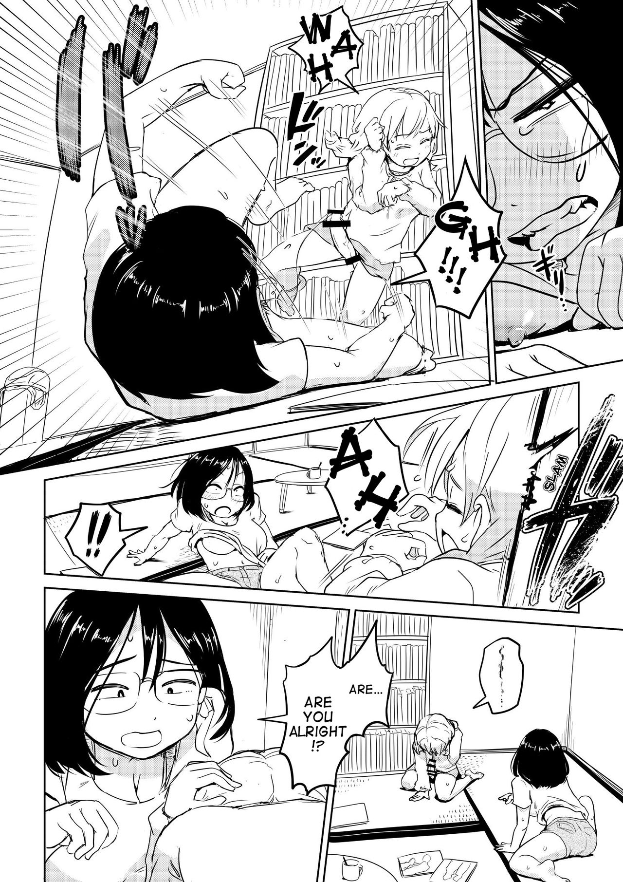 Chinko ga Haetara Dou suru ka? Kinjo no Onee-san Hen | What Would You Do If You Grew a Dick? Neighborhood Onee-san Chapter page 4 full