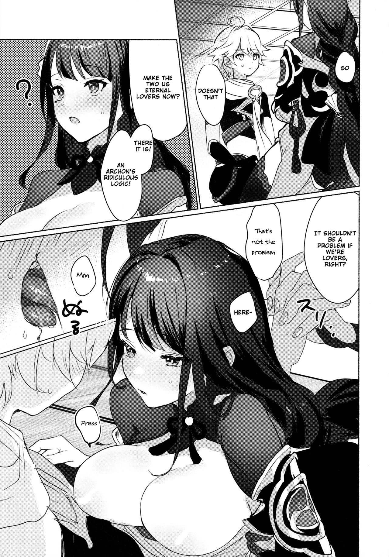 Raiden Shogun to xxx no Tokkun o Suru Hon | XXX Training with the Raiden Shogun page 9 full