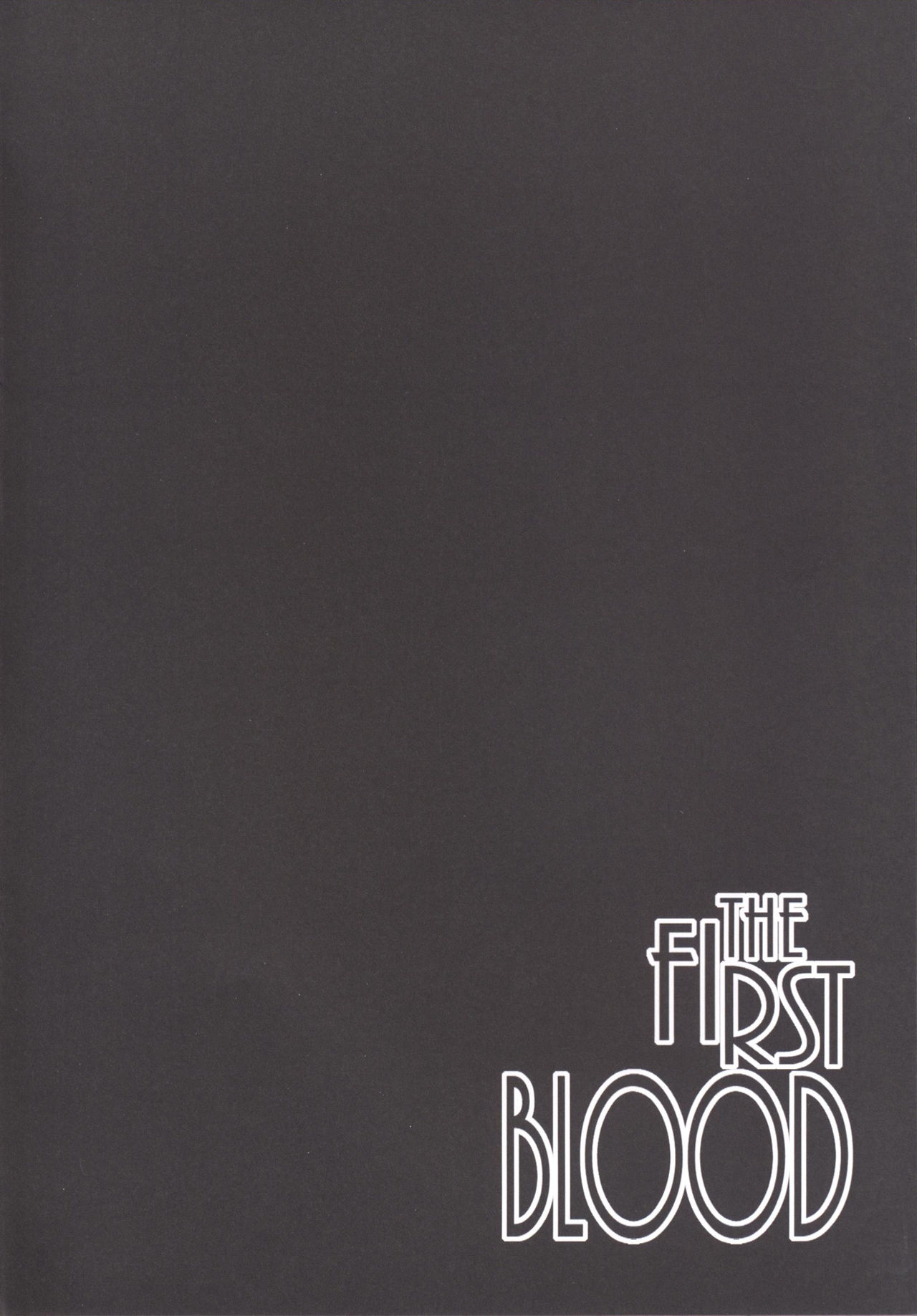 THE FIRST BLOOD page 3 full