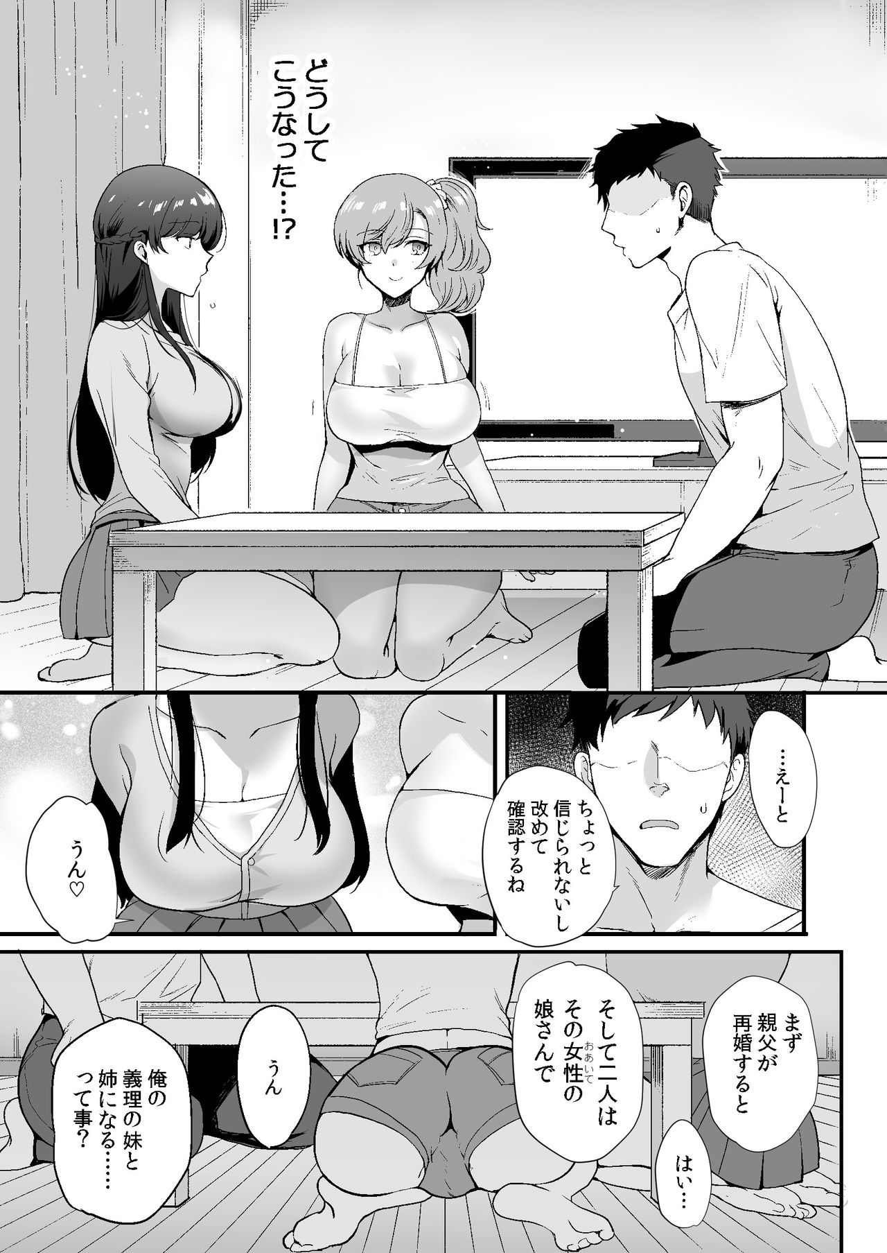 Erosugiru Doukyonin ~ Dosukebe Shimai to 1K Doukyo Seikatsu ~ page 7 full