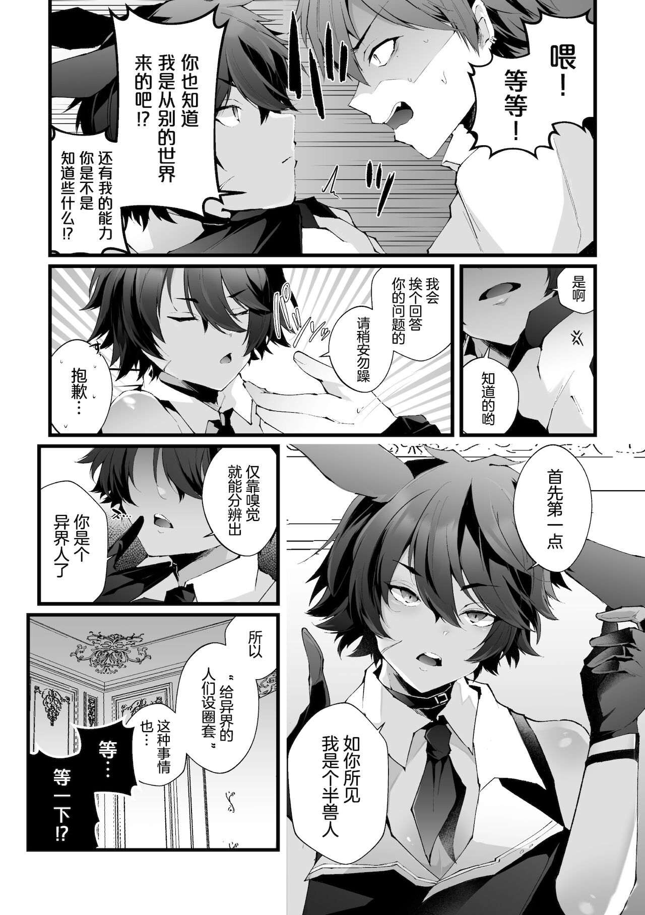 Shakkin Hensai! Isekai Trip de Bunny to Acme Taiketsu! Round 2 ~Namaiki Kasshoku Juusha NTR Hen~ page 5 full