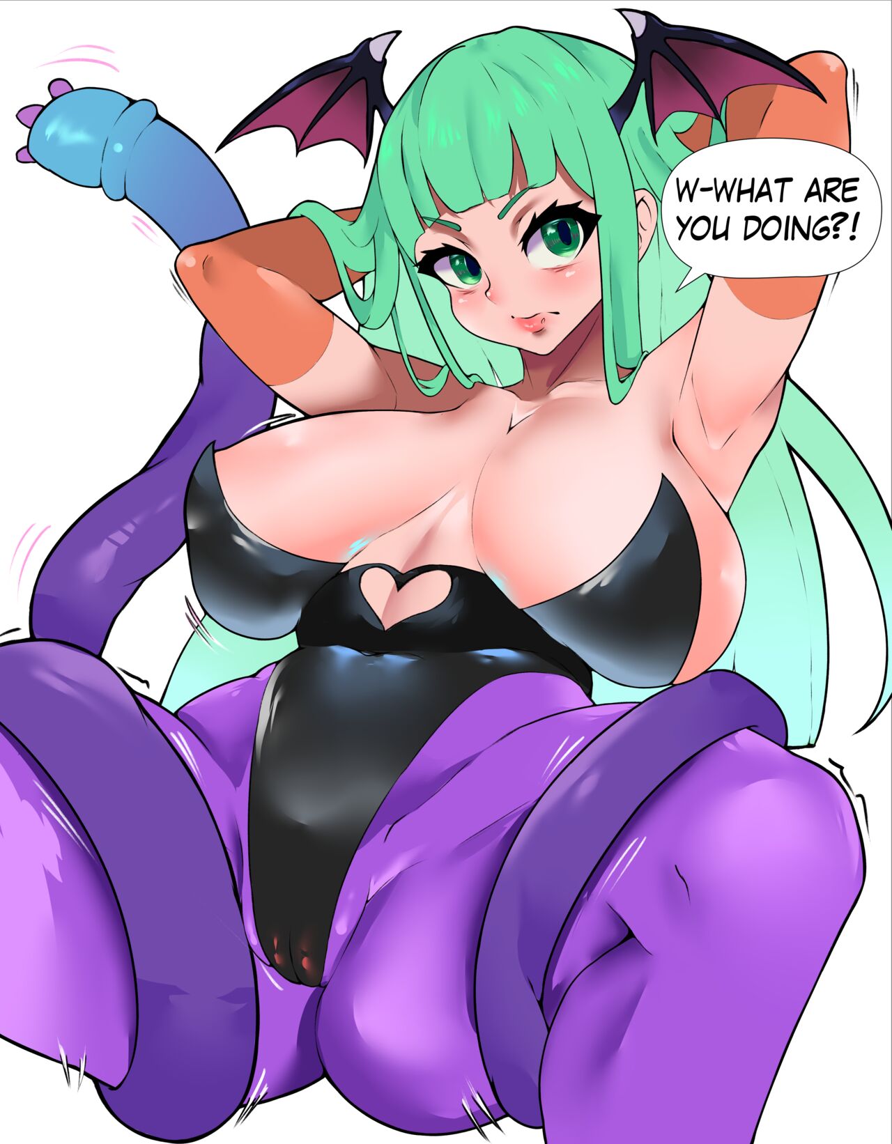 Tentacle attack!! Morigan takes it all page 1 full