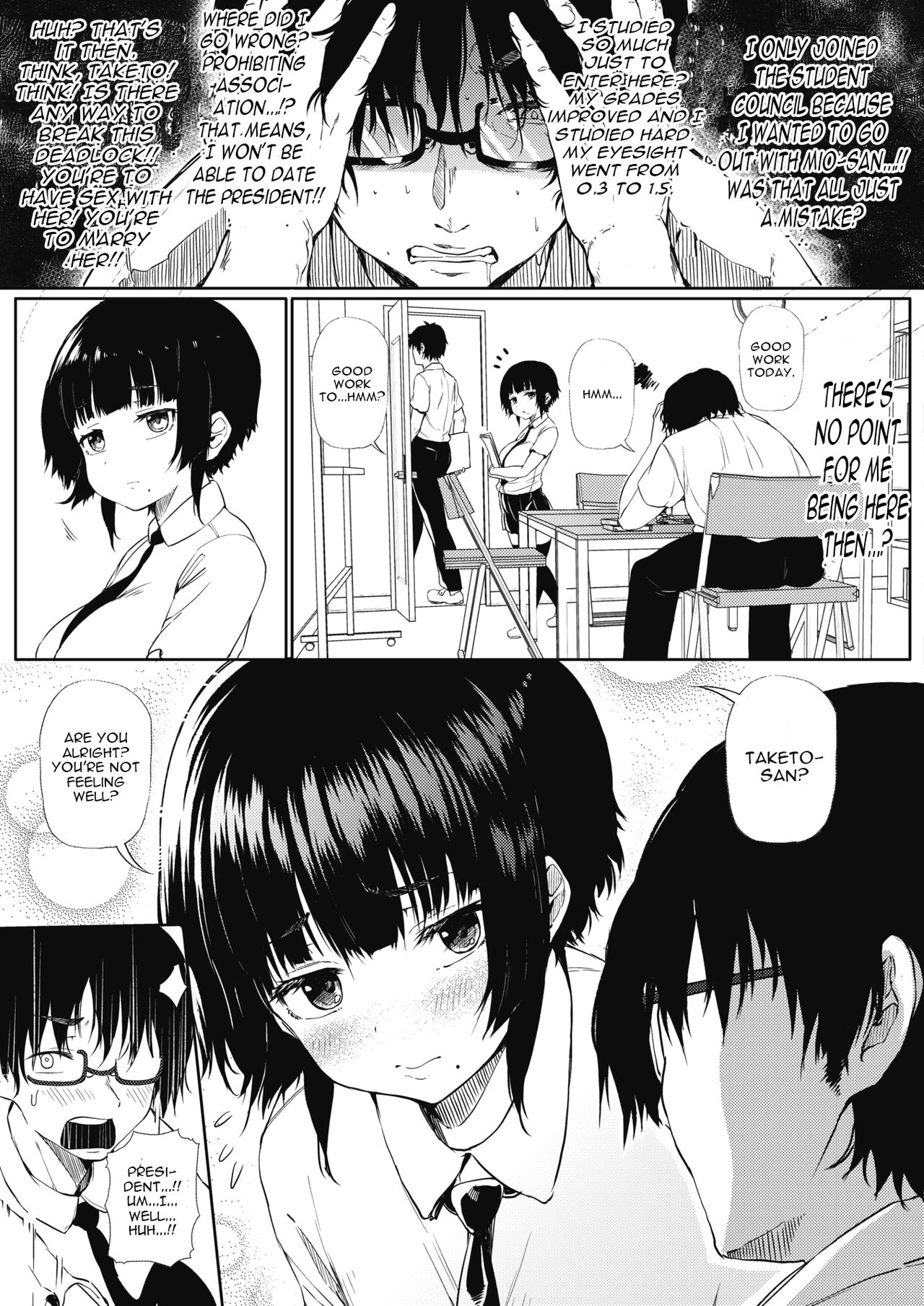 Tobikyuu Renai Seito Kaichou-san!! page 3 full