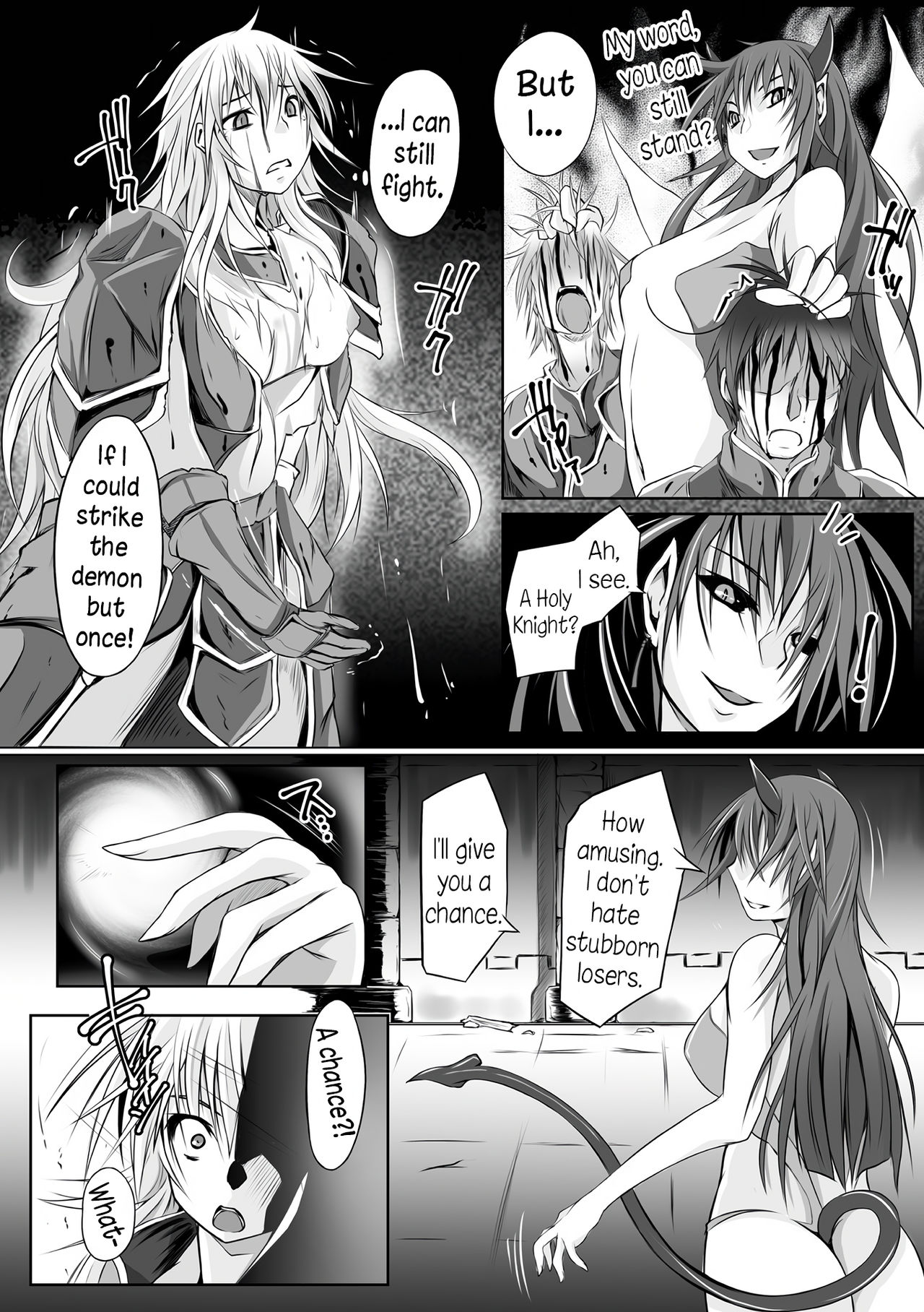 Kuchi Gyaku no Onna Kishi | The "Mouth-achist" Lady Knight page 4 full