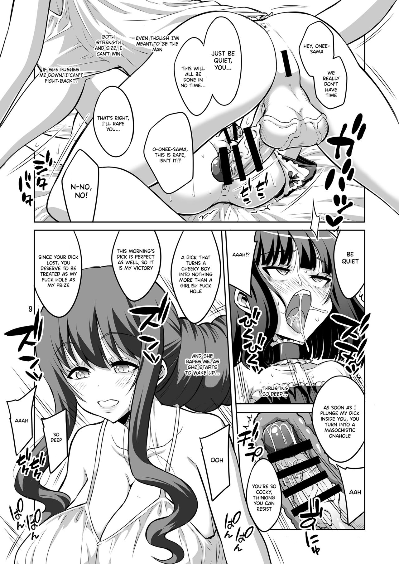 Futanari Onee-san x Otokonoko Gyaku Anal SEX Mesu Ochi Kanojo 4 page 8 full