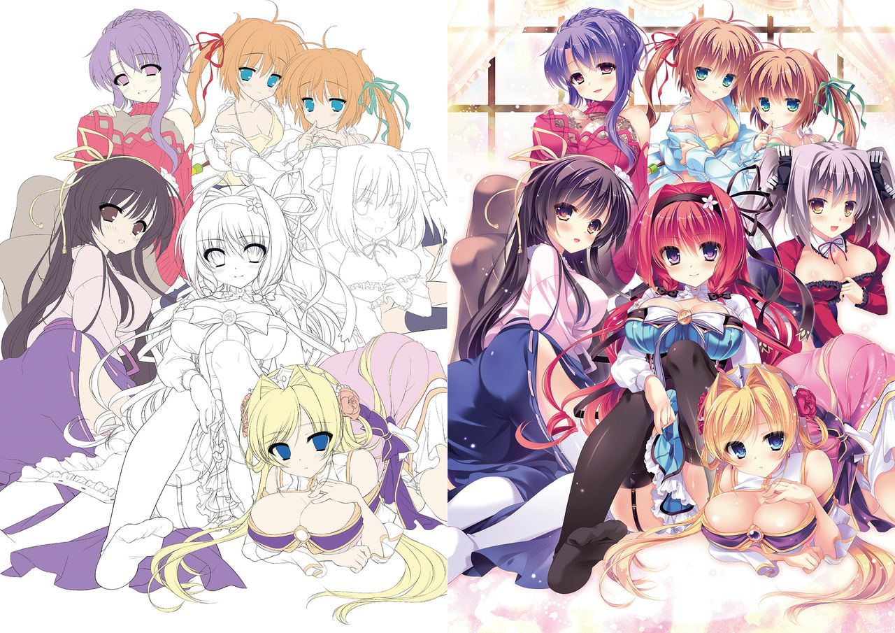 らぶらぶらいふ Visual Fan Book page 3 full