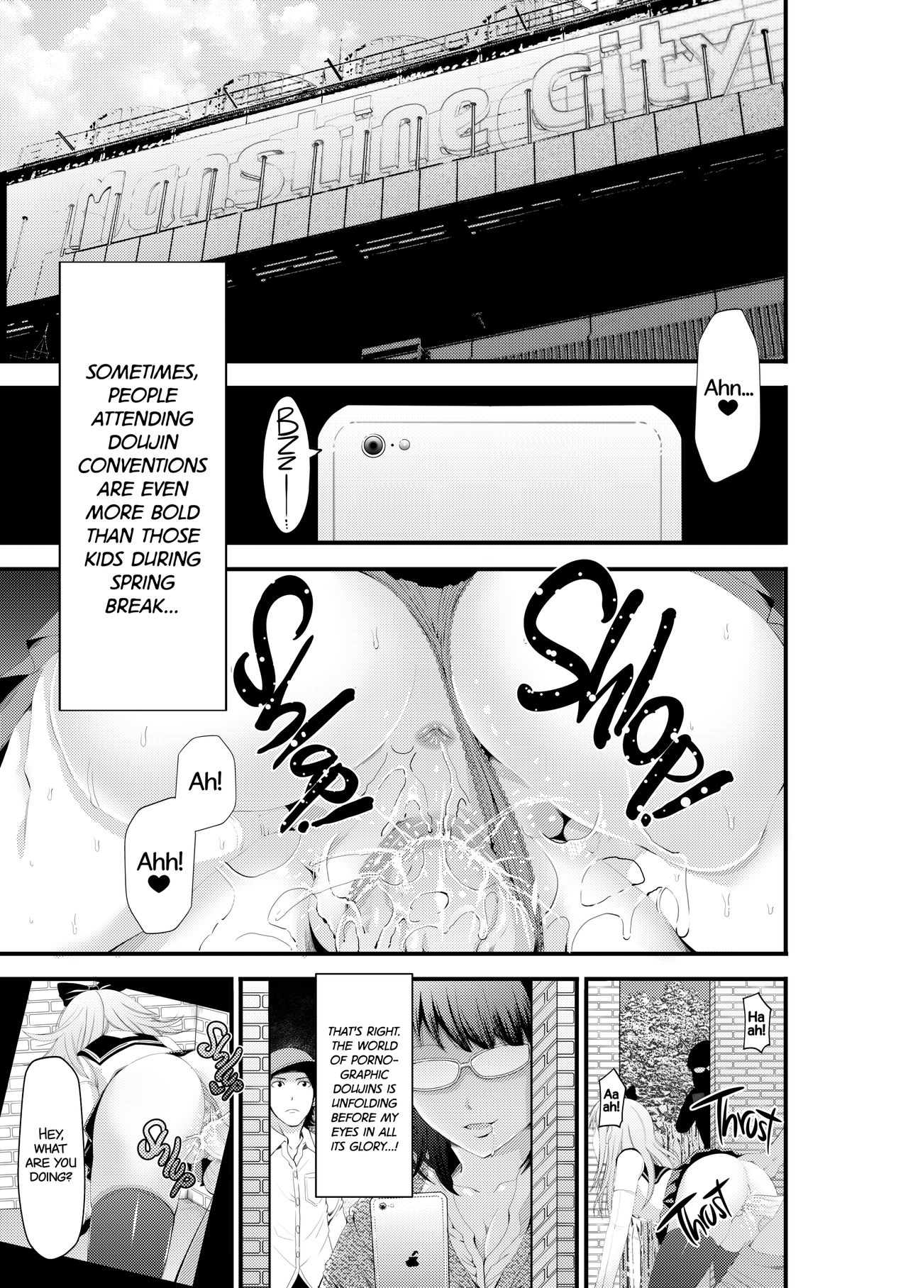 ManCli Manko to Cli o Ijirareru no ga Daisuki na Fujoshi nano de Doujin Event no Nikubenki ni Natte mita page 2 full