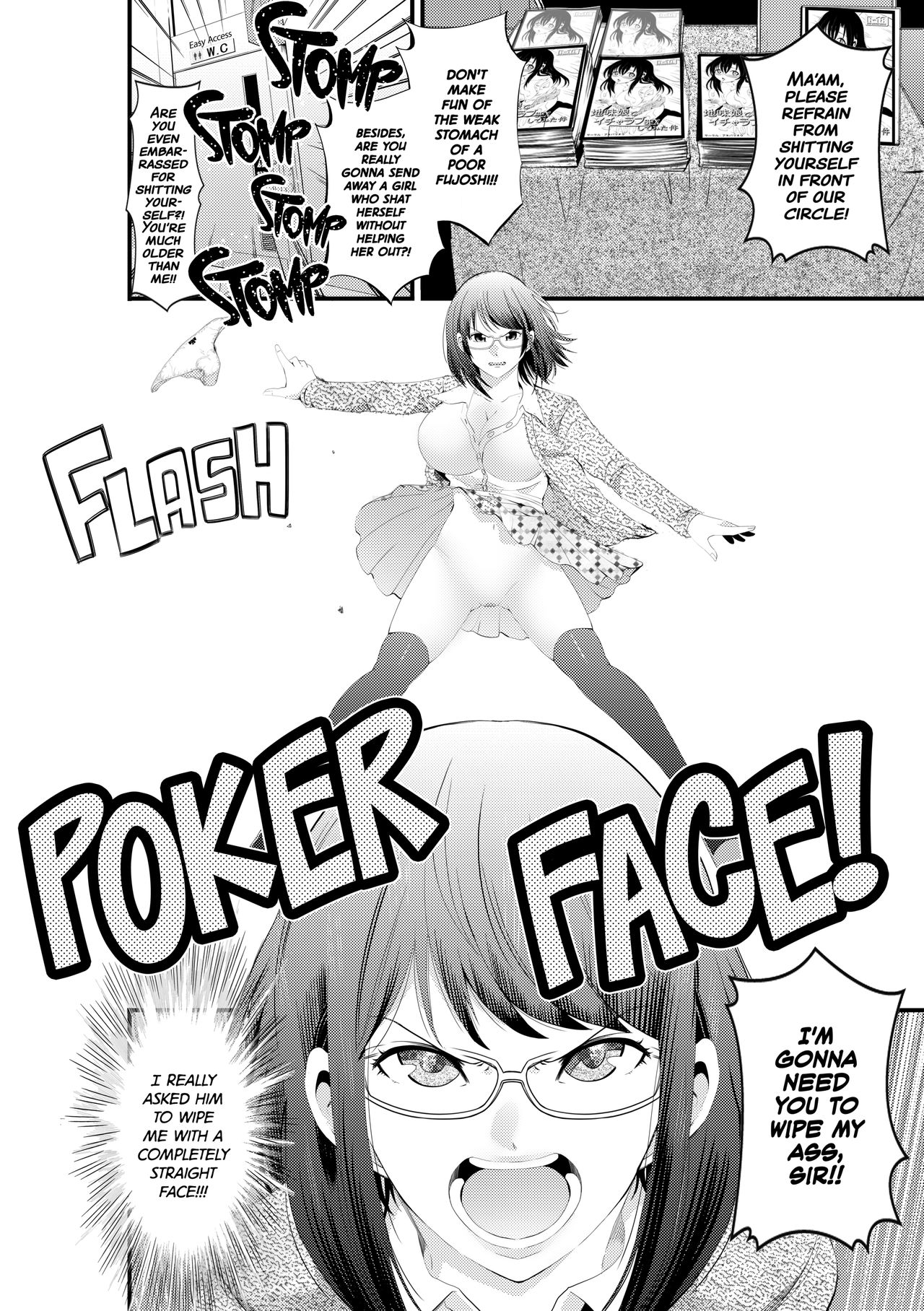 ManCli Manko to Cli o Ijirareru no ga Daisuki na Fujoshi nano de Doujin Event no Nikubenki ni Natte mita page 9 full