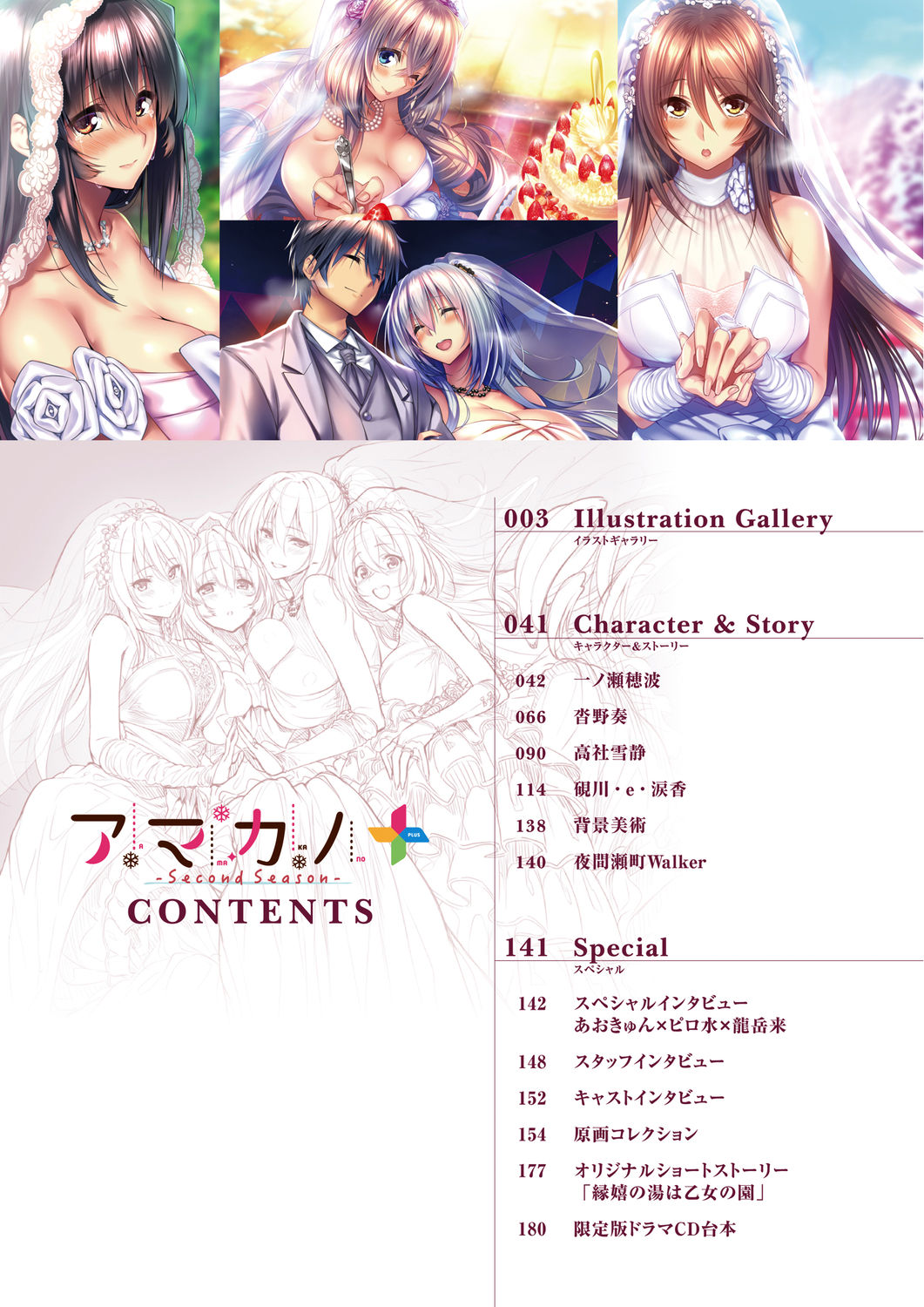 Amakano ~ Second Season ~ +  Visual Fan Book page 6 full