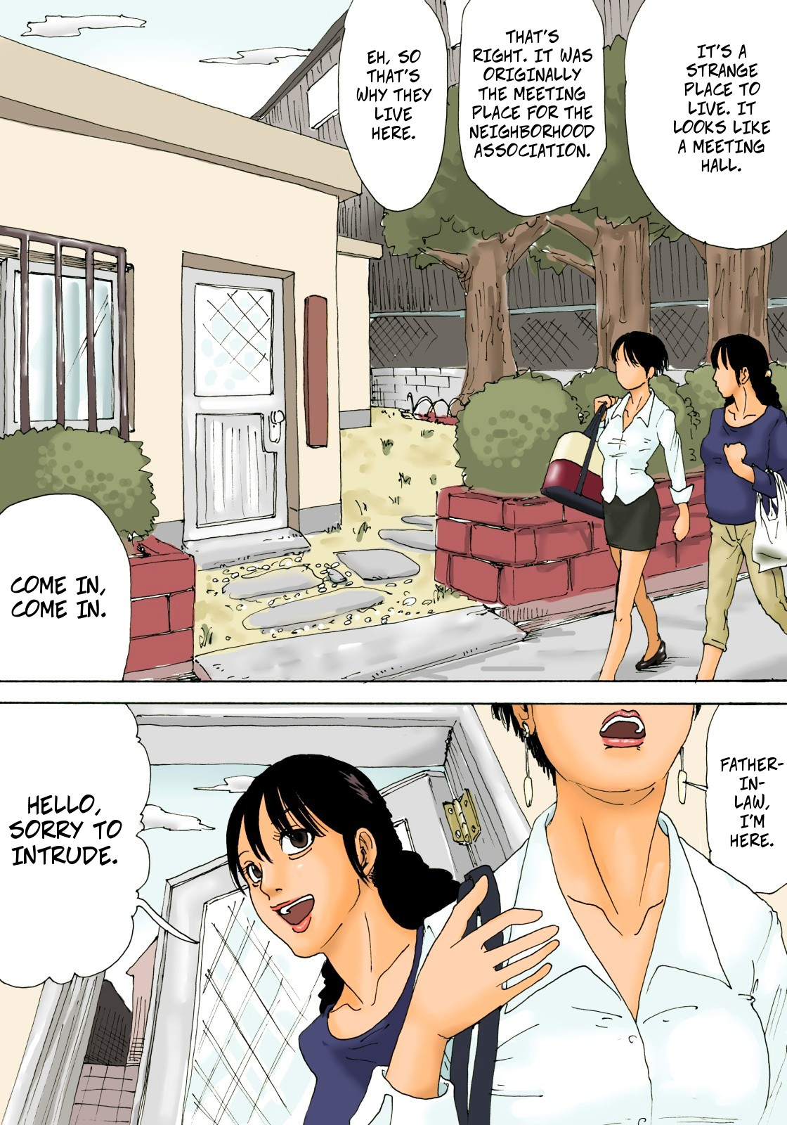 Otoko no Naka ni Onna ga Hitori | The Housewife and The Old Men page 6 full