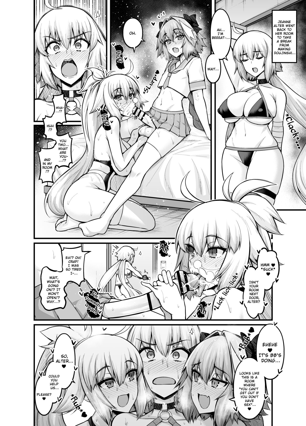 Jeanne Alter in Sex shinai to Derarenai Heya page 1 full