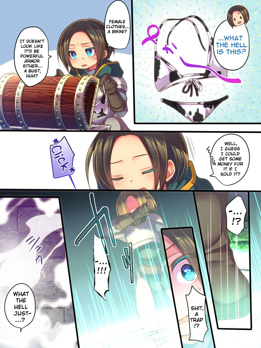 Noroi no TS Soubi ~Boukensha wa Bikini de Mesu ni Ochiru~ | The Cursed TSEquipment ~And Adventurer Corrupted Into a Bitch by a Bikini~ page 3 full