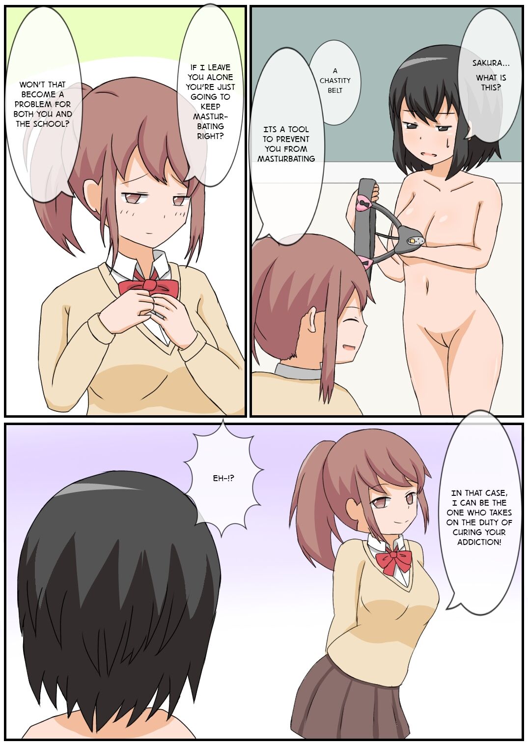 Onanie Kinshi Seikatsu!? Ecchi Zuki no JK ga Teisoutai de Zecchou Kanri sareta Kekka... page 7 full