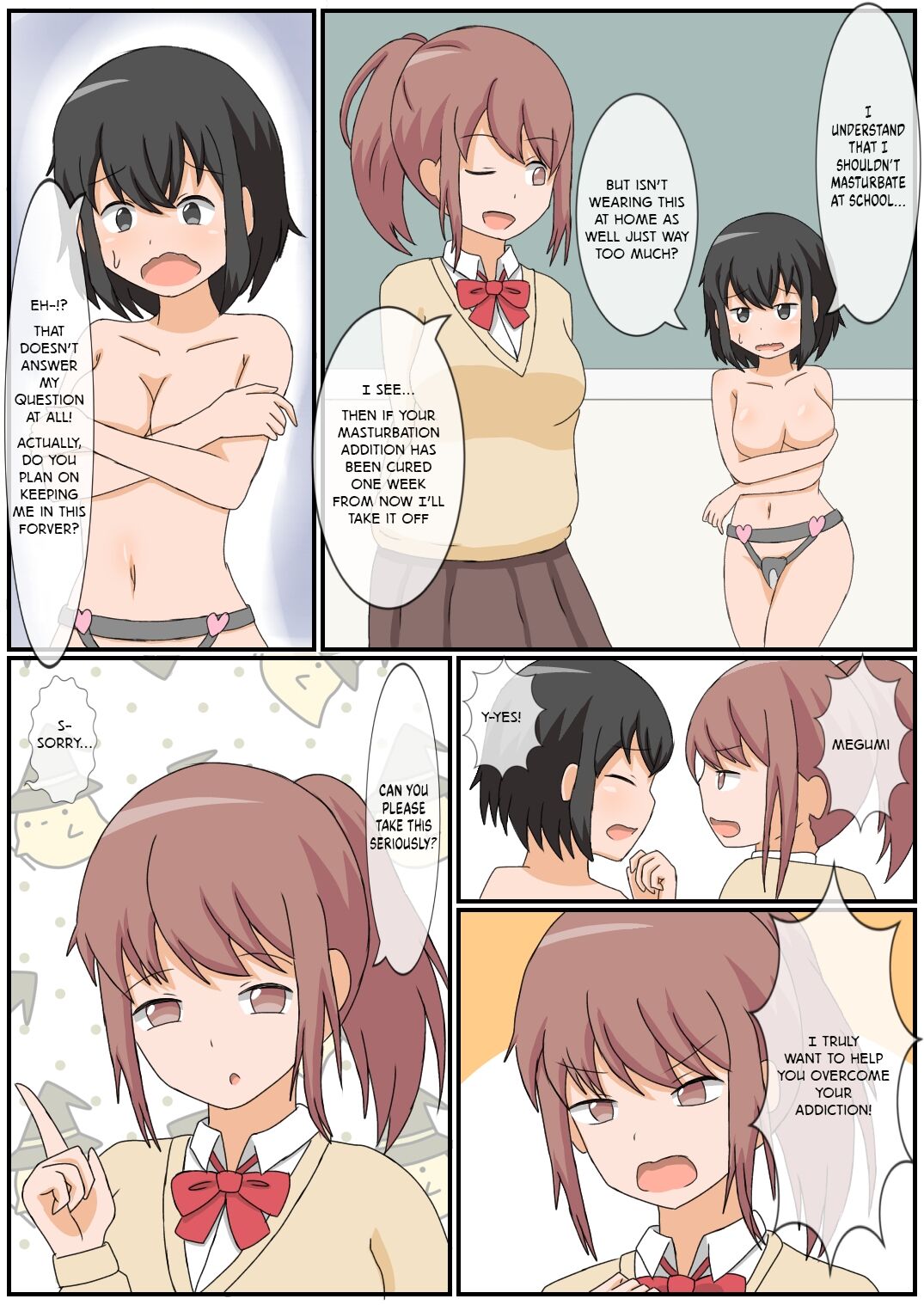 Onanie Kinshi Seikatsu!? Ecchi Zuki no JK ga Teisoutai de Zecchou Kanri sareta Kekka... page 9 full